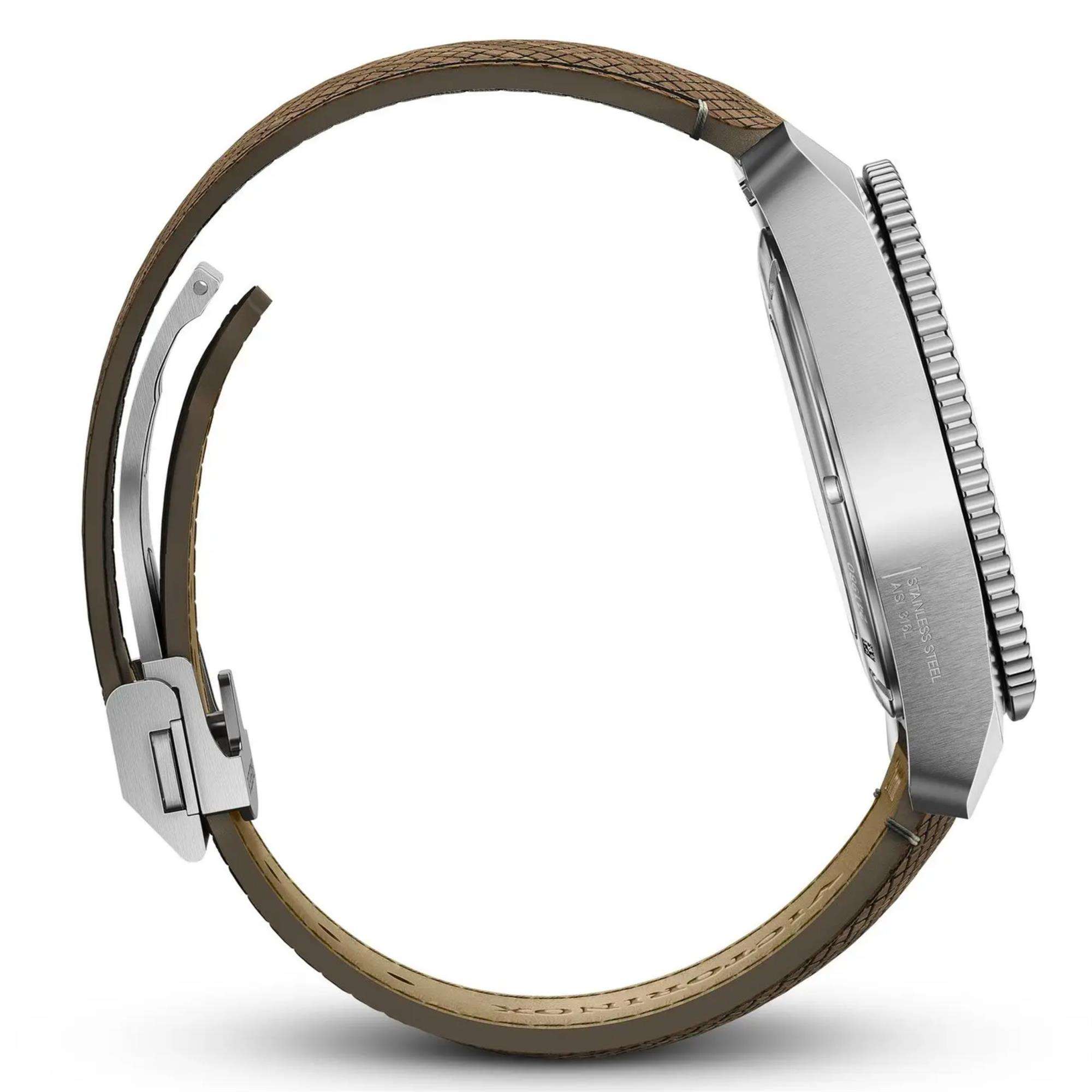 Victorinox Journey 1884 Automatic Blue Dial Wood Strap Men's Watch Set 241980.1