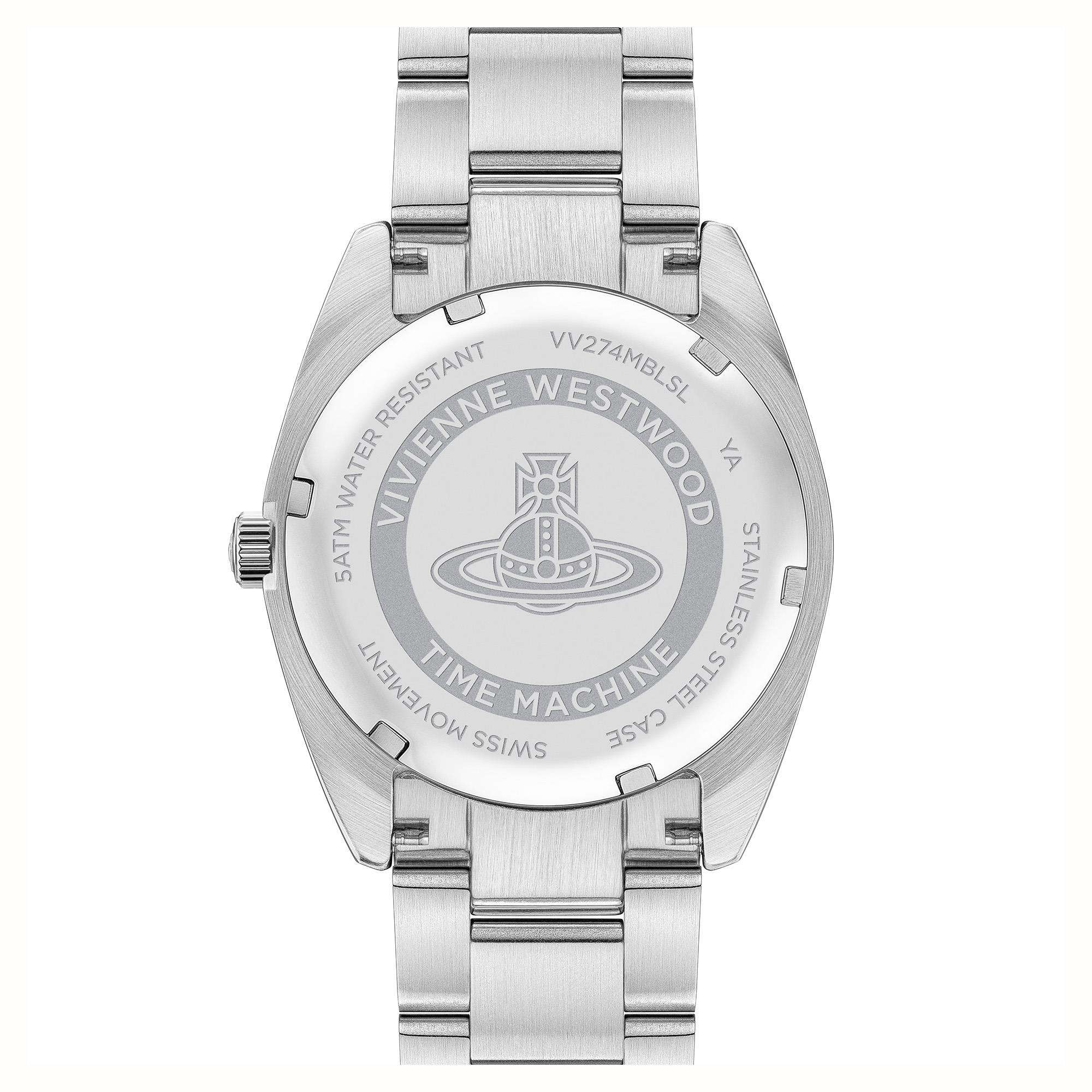 Vivienne Westwood Pennington Blue Dial Stainless Steel Strap Unisex Watch VV274MBLSL