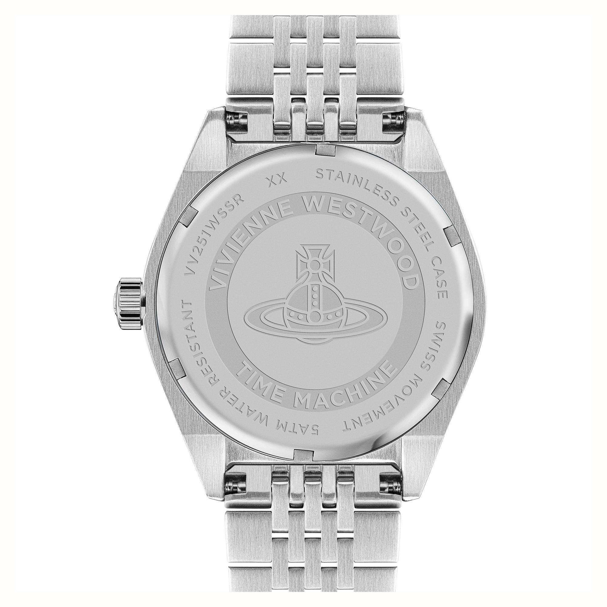 Vivienne Westwood Lady Sydenham Silver Dial Two Tone Stainless Steel Bracelet Ladies Watch VV251WSSR