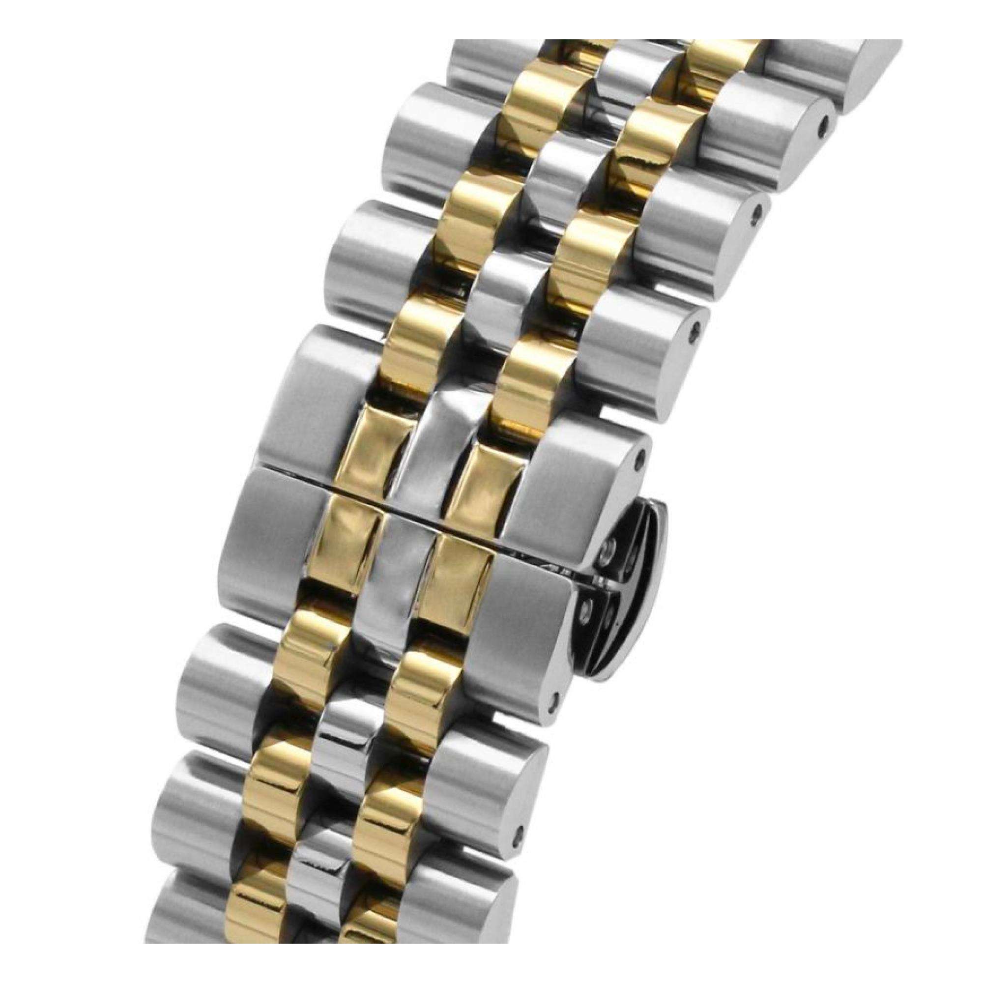 Vivienne Westwood Seymour Quartz Black Dial Two Tone Silver Gold Stainless Steel Ladies Watch VV240BKGS