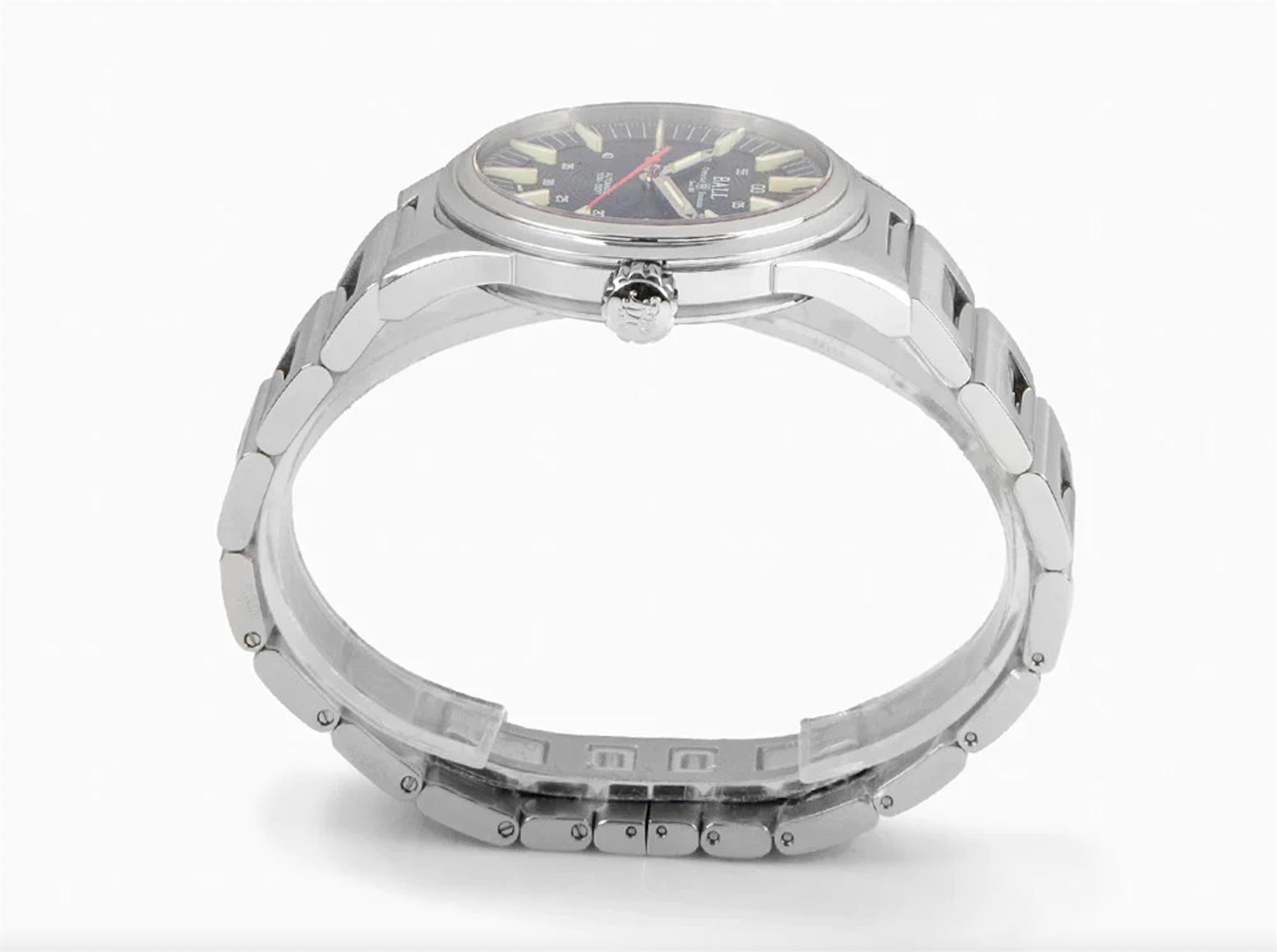 Ball Fireman NightBreaker Automatic Blue Dial Stainless Steel Bracelet Men's Watch NM2098C-S13-BE