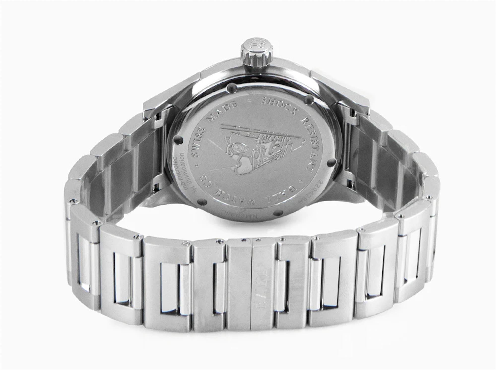 Ball Fireman NightBreaker Automatic Blue Dial Stainless Steel Bracelet Men's Watch NM2098C-S13-BE