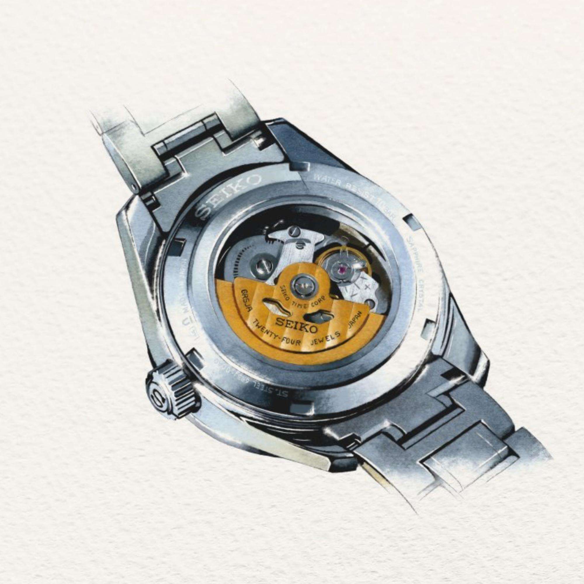 Seiko Presage Shiro Sharp-Edged Open Heart Automatic 3 Days White Dial Men's Watch SPB415J1