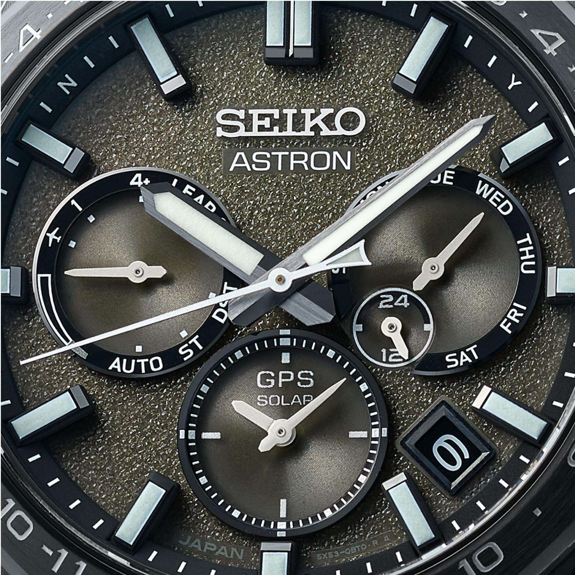 Seiko Astron Limited Edition (600 Pieces) Resident Evil Death Island 'Chris' GPS Solar Grey-Khaki Dial Men's Watch SSH129J1
