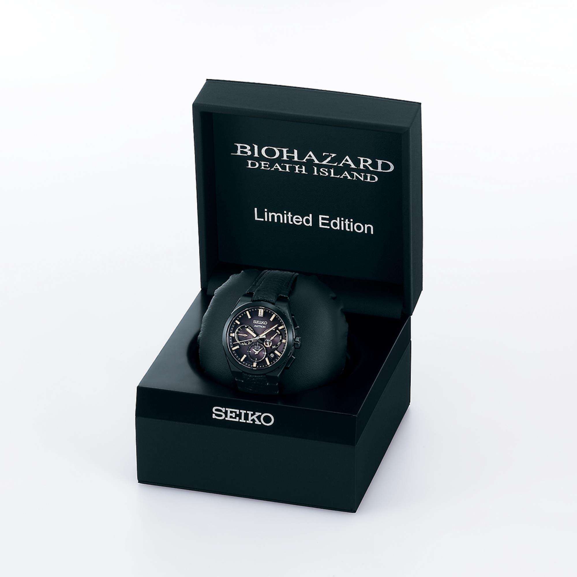 Seiko Astron Resident Evil Death Island ‘Leon’ Limited Edition (600 Pieces) Black Dial Men's Watch SSH131J1