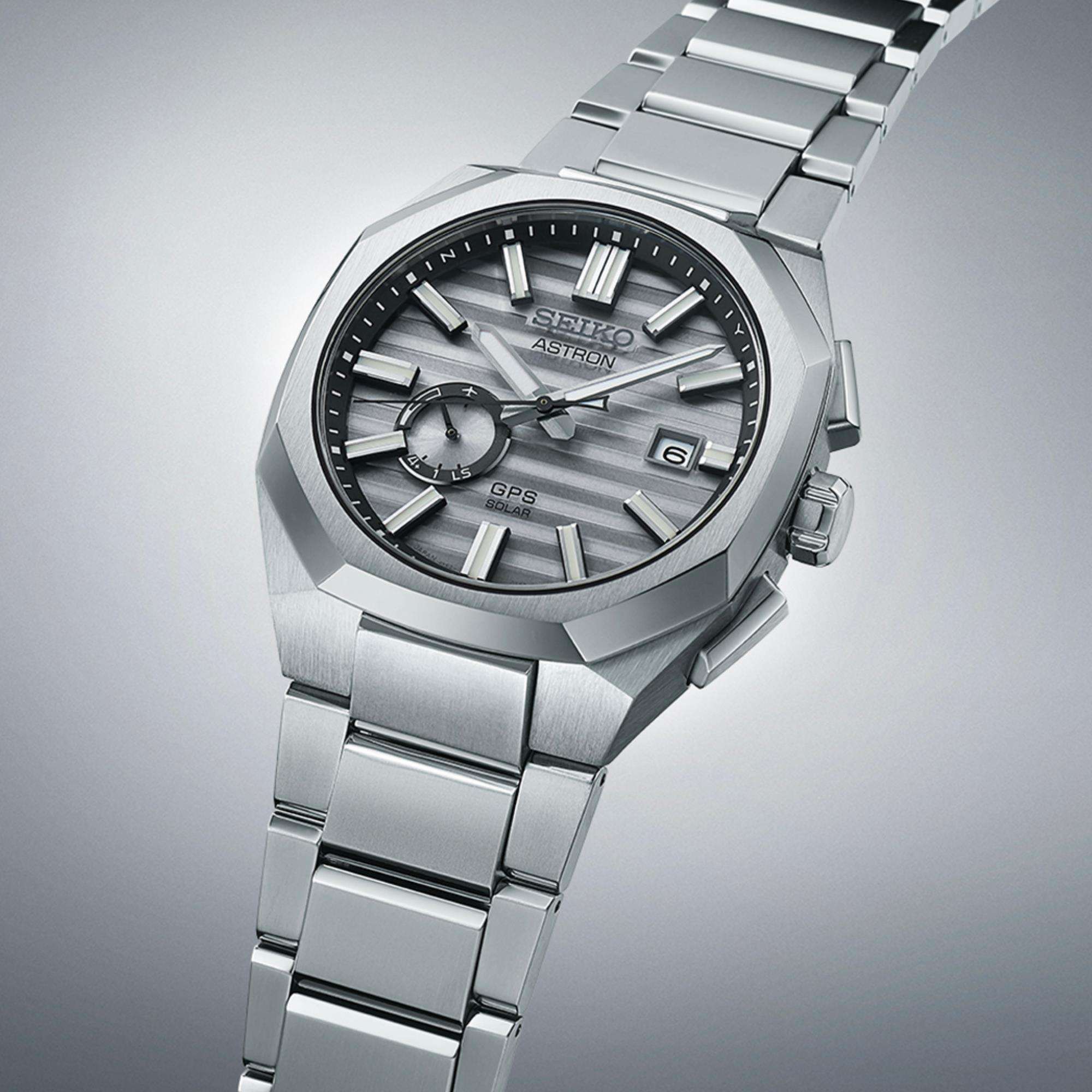 Seiko Astron 'Titanium' Limited Edition 1,500 Pieces GPS Solar 3X62 Grey Dial Men's Watch SSJ017J1