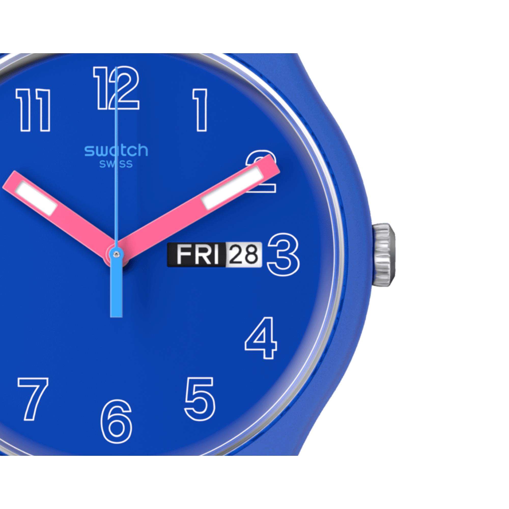 Swatch The January Collection 'Cobalt Disco' Quartz Watch SO29N705