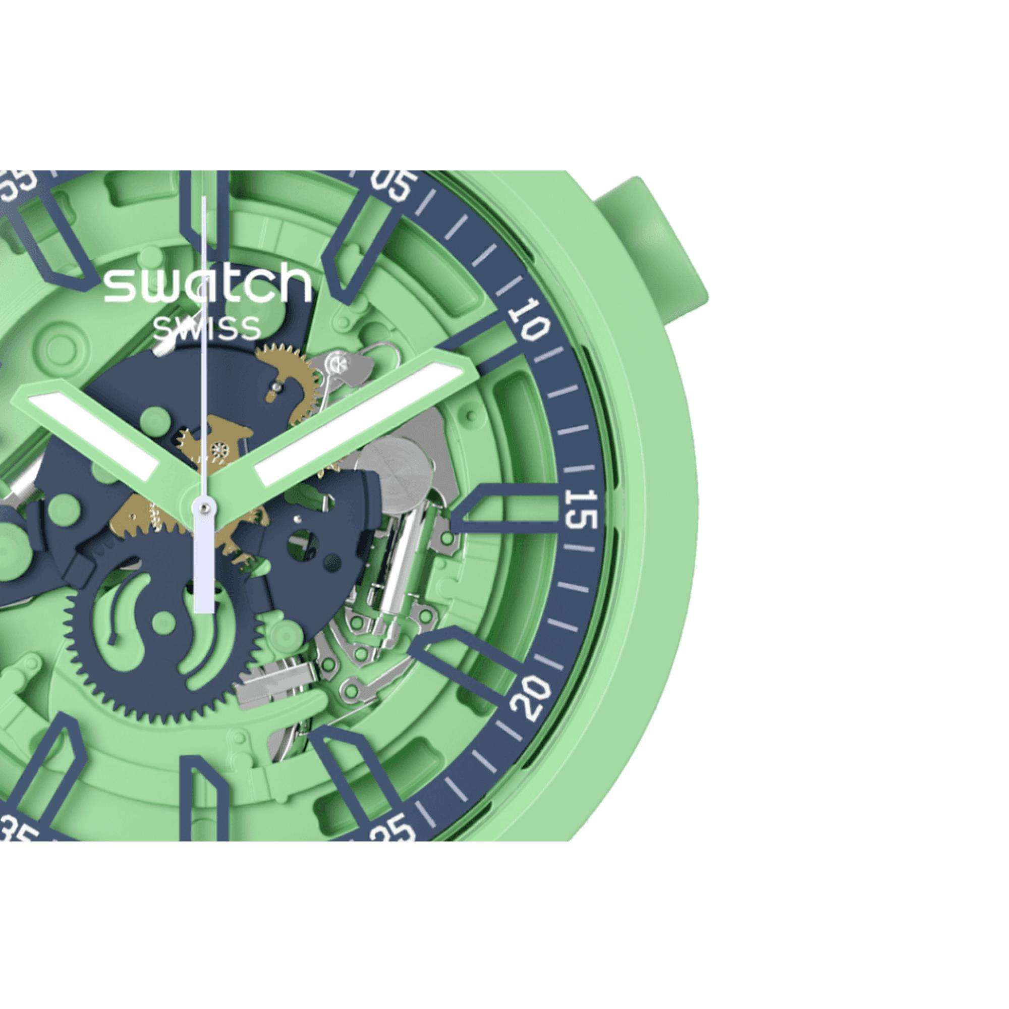 Swatch Big Bold 'Fresh Squeeze' Quartz Unisex Watch SB01G101