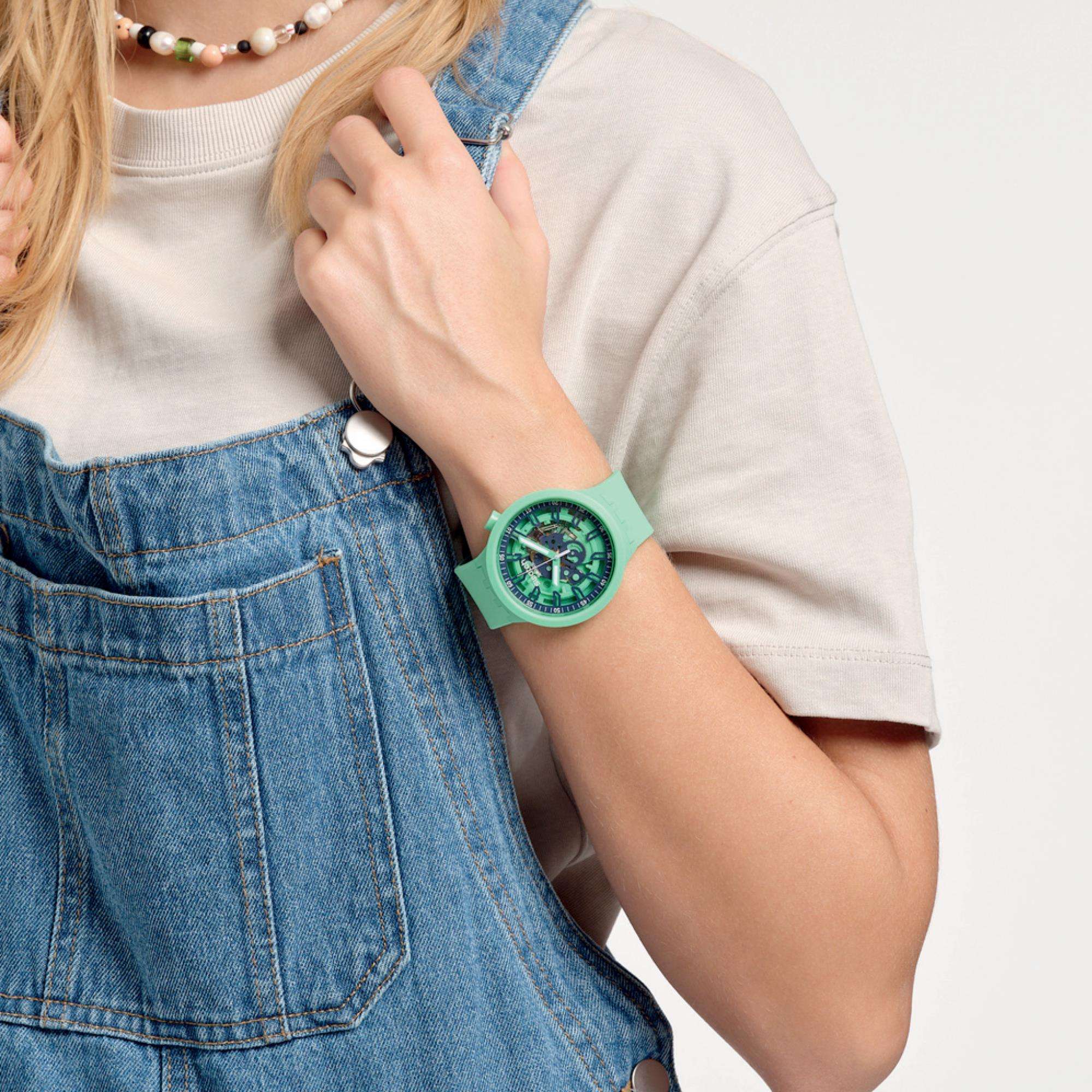 Swatch Big Bold 'Fresh Squeeze' Quartz Unisex Watch SB01G101
