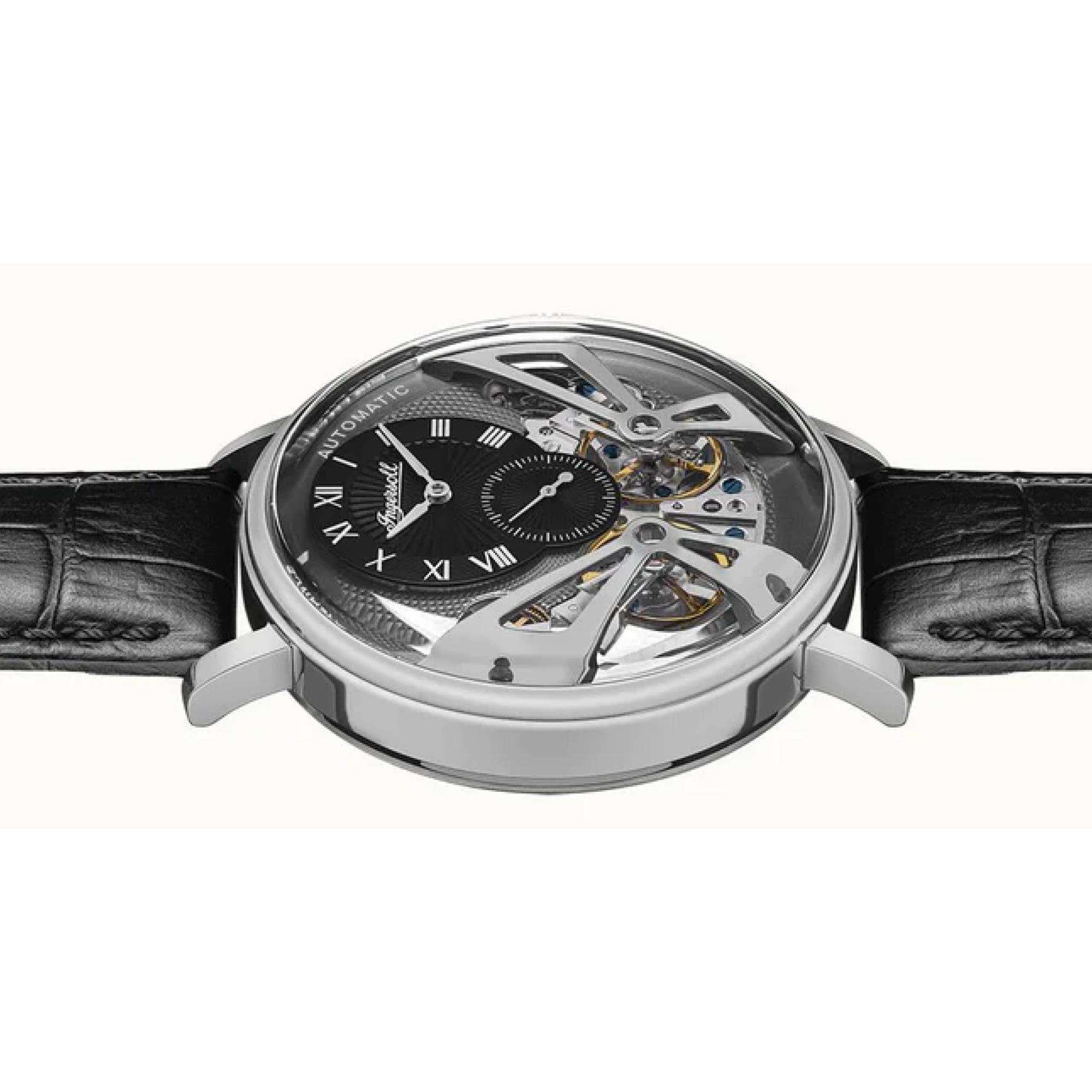 Ingersoll The Tennessee 1892 Automatic Men's Watch Grey Dial Black Leather Strap I13103