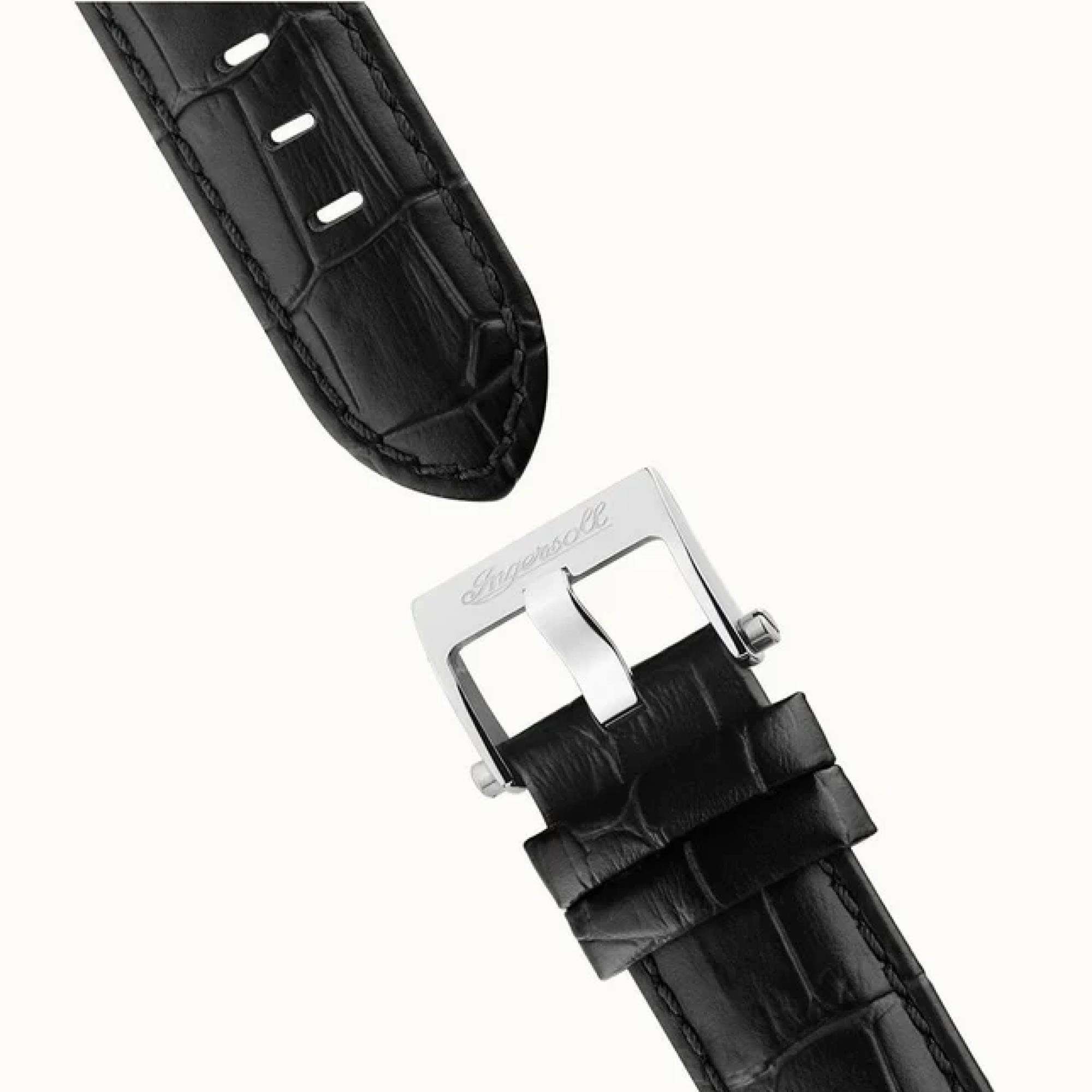 Ingersoll The Tennessee 1892 Automatic Men's Watch Grey Dial Black Leather Strap I13103