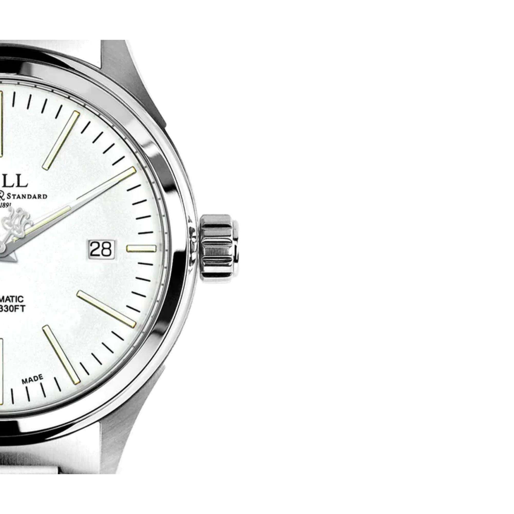 BALL Fireman 'Enterprise' Automatic White Dial Bracelet Men's Watch NM2098C-S20J-WH