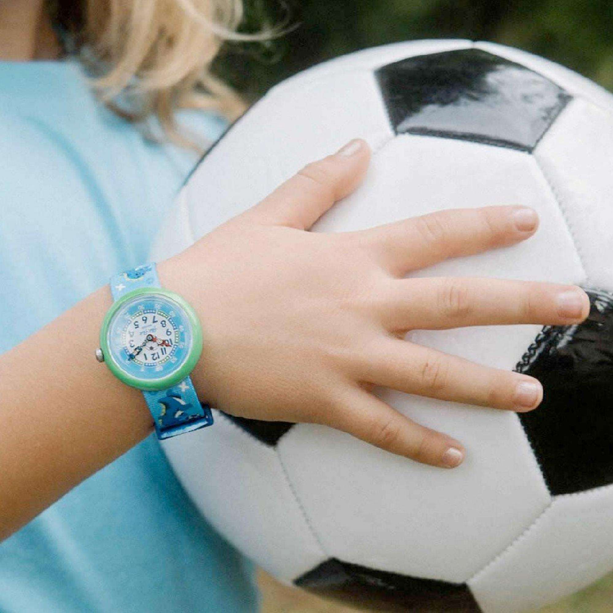 Flik Flak Soccerozauraus Sport Lovers Children Kids Watch FBNP209