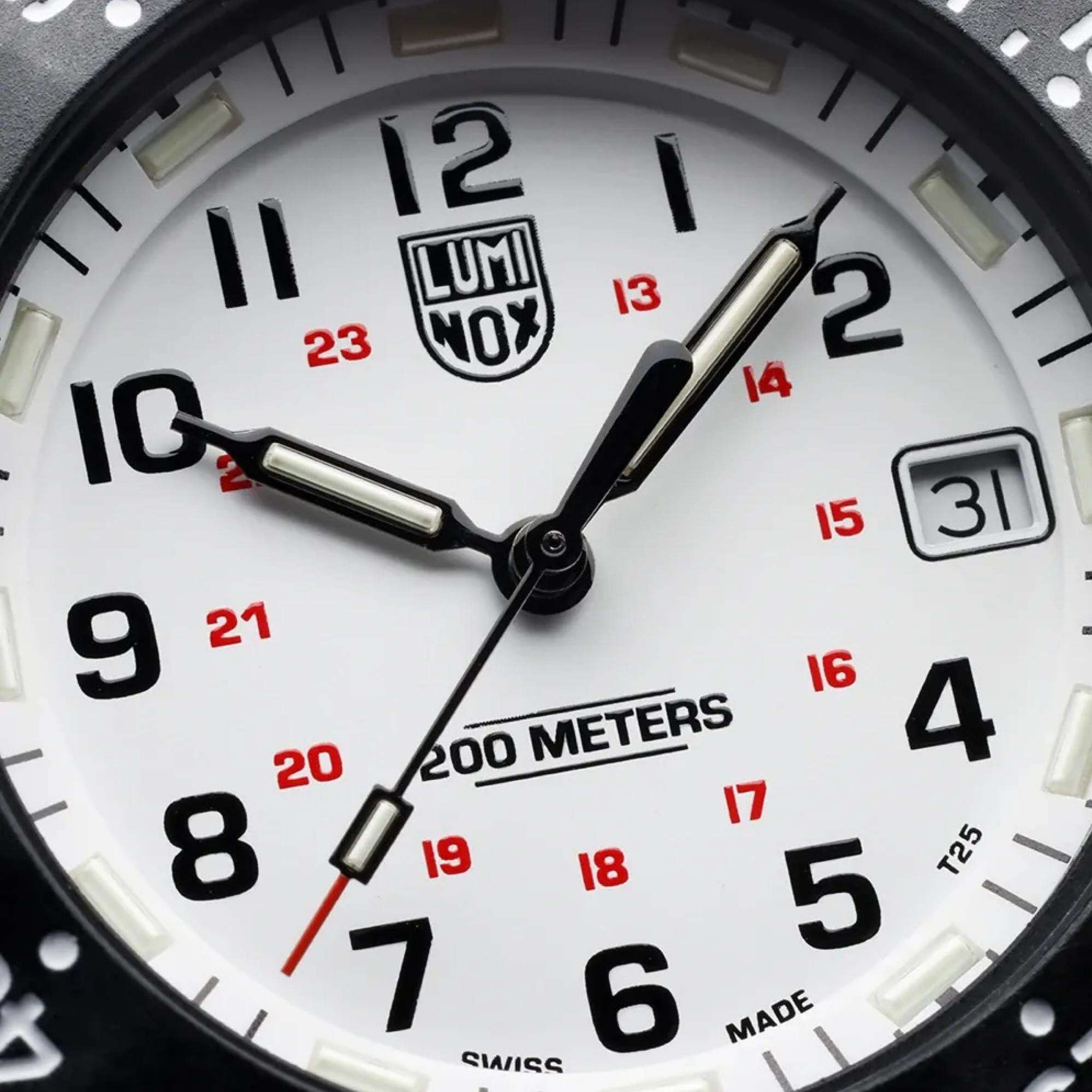 Luminox Original Navy Seal 3000 Evo Series White Dial Rubber Strap Men's Watch XS.3007.EVO.S