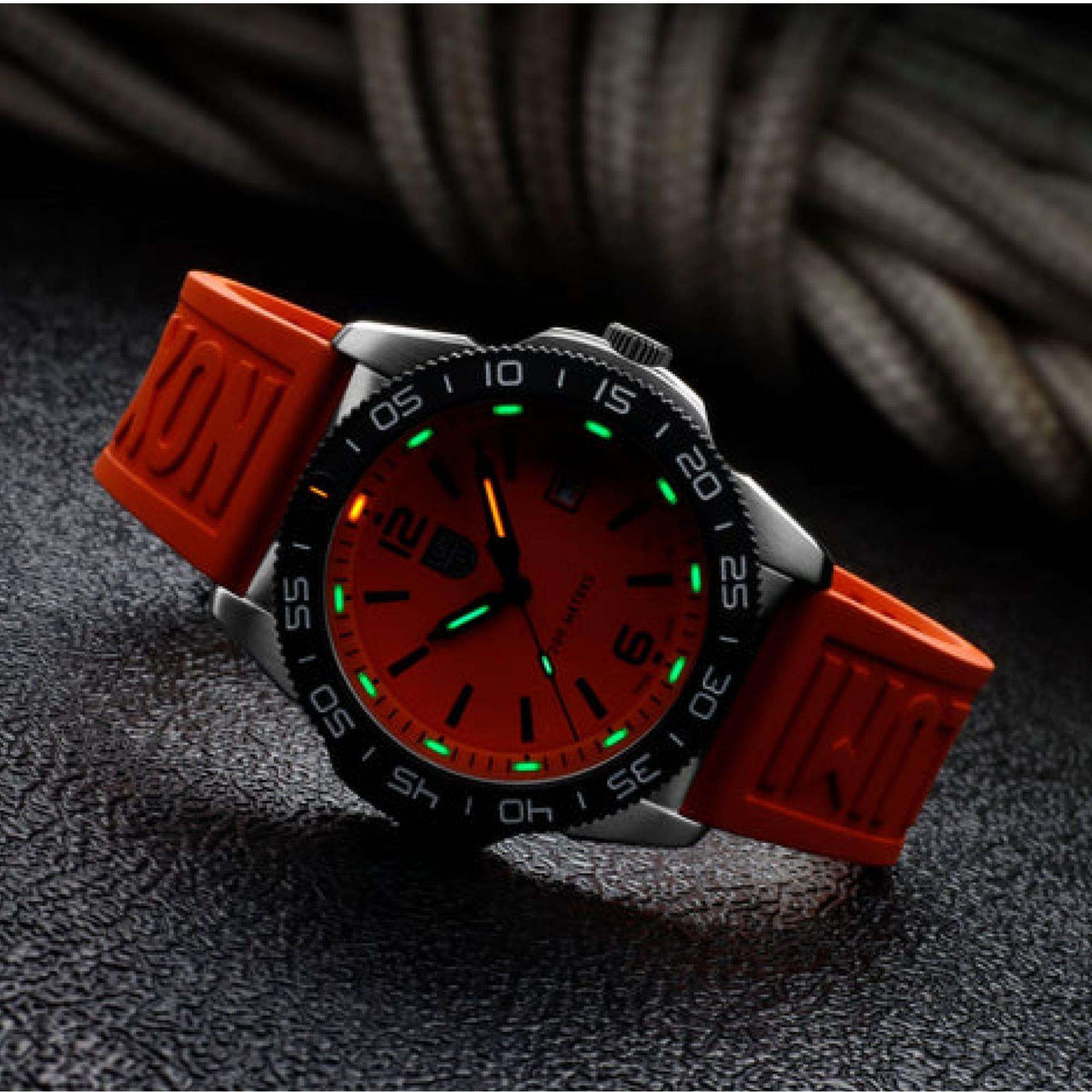 Luminox Sea Pacific Diver Orange Dial Men's Watch XS.3129