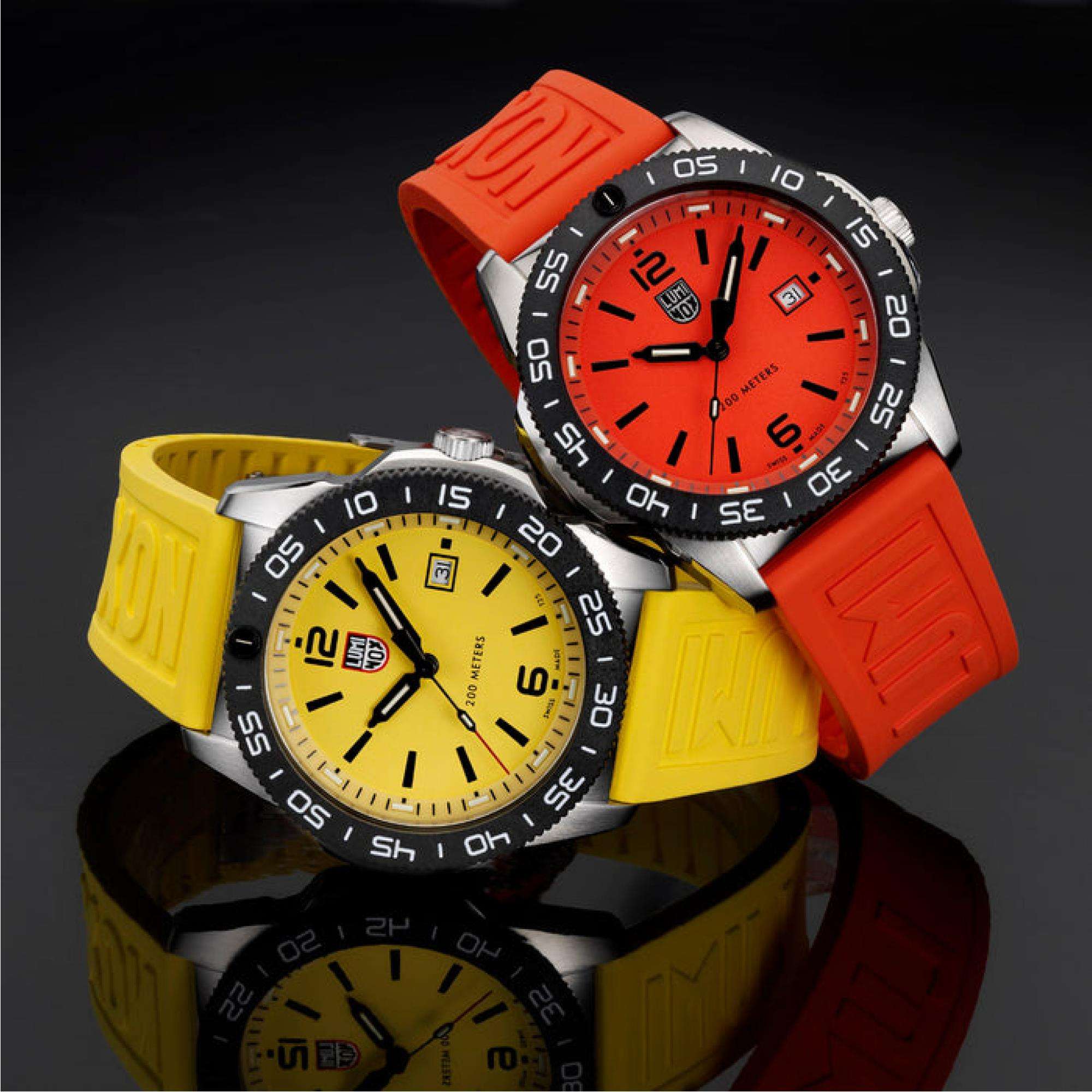 Luminox Sea Pacific Diver Orange Dial Men's Watch XS.3129