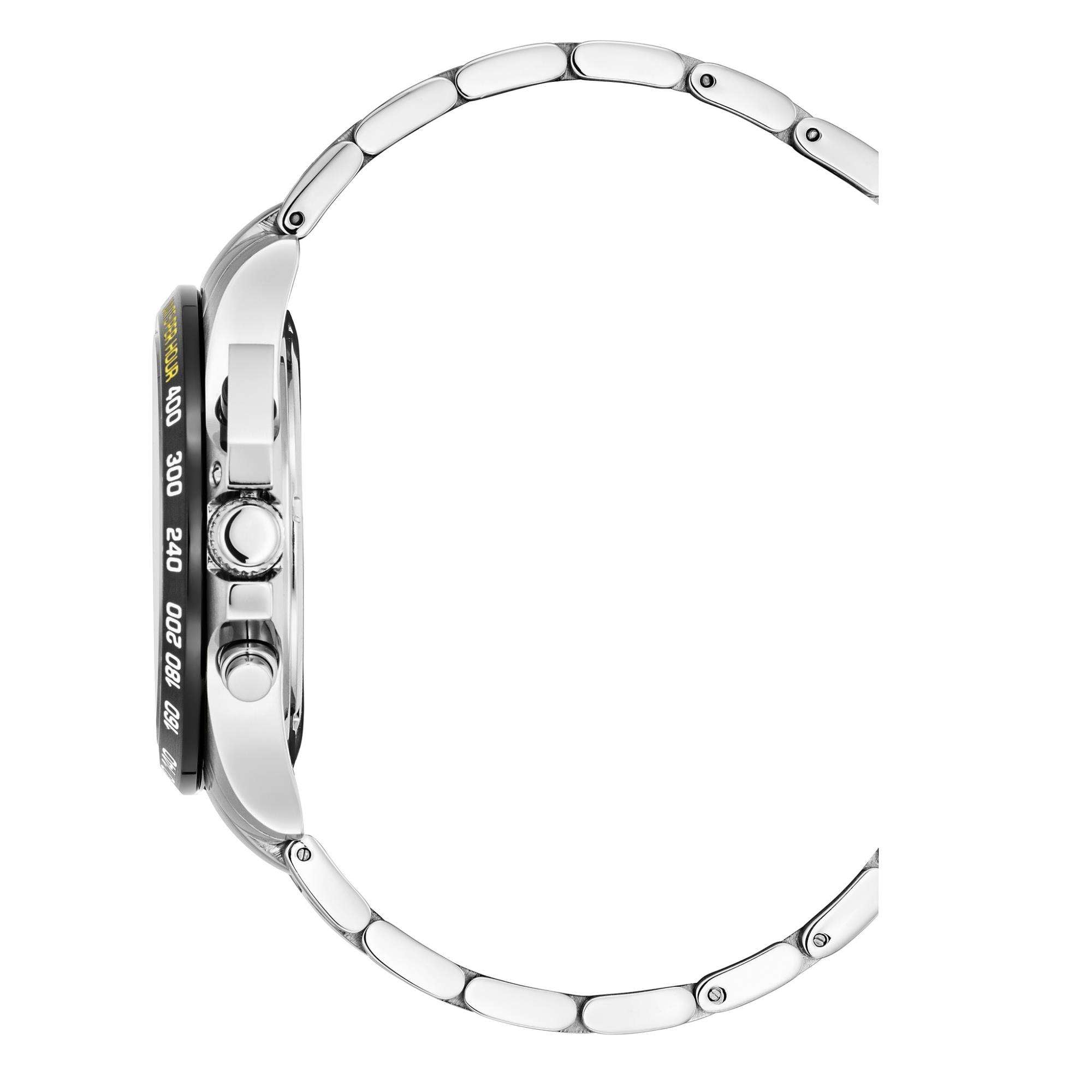 JDM Military Charlie Black Dial Steel Bracelet Men's Watch JDM-WG016-01