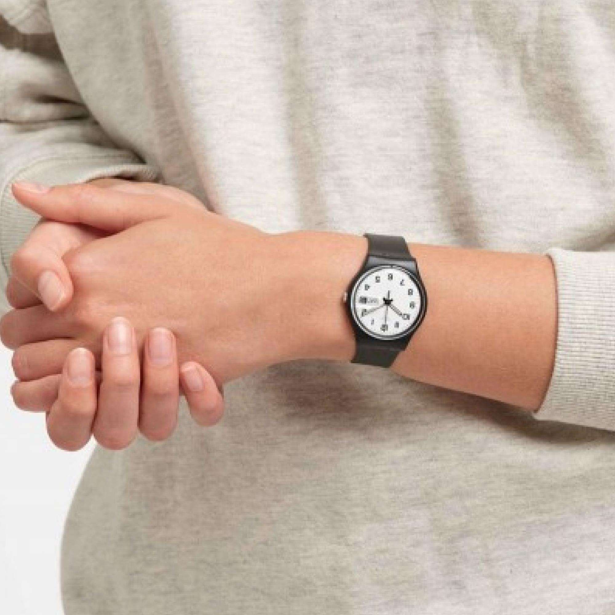Swatch Original Gent Once Again White Unisex Watch GB743-S26