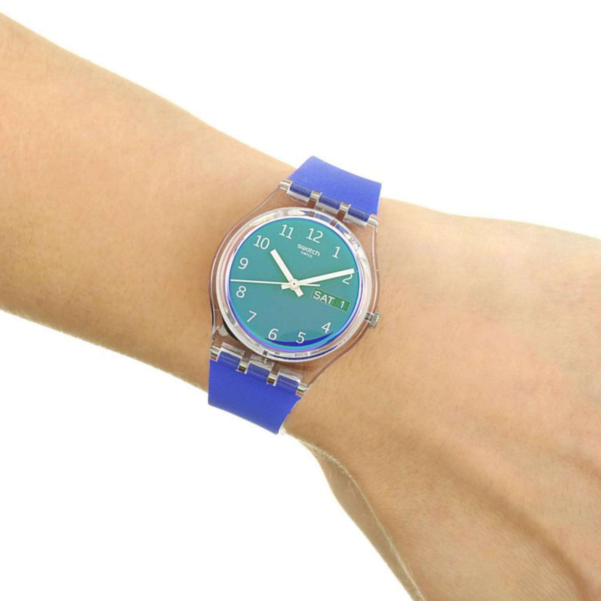 Swatch Ultralavande Purple Dial Original Gent GE718