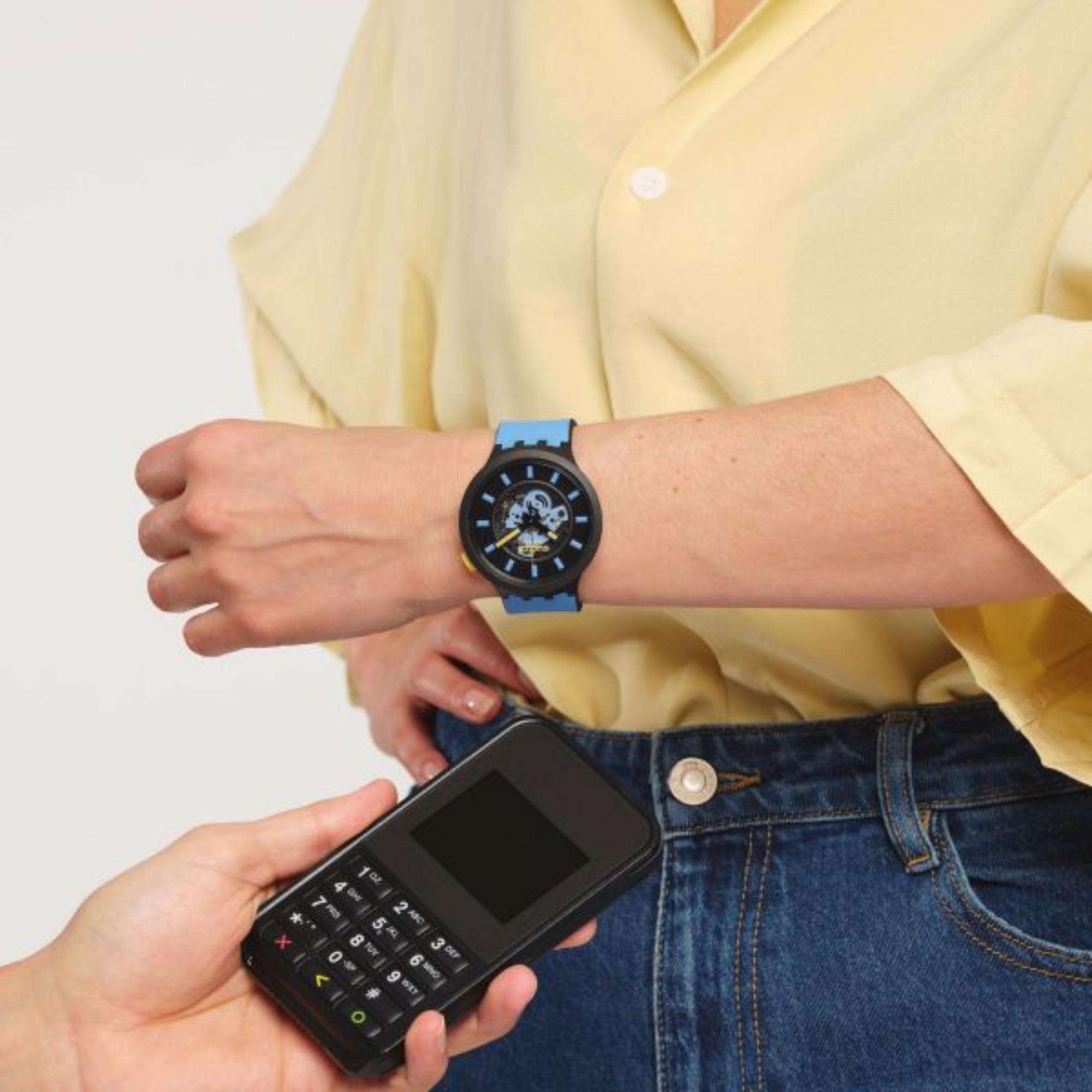 Swatch PAY! BY DAY Big Bold Bioceramic Watch SB03B112-5300