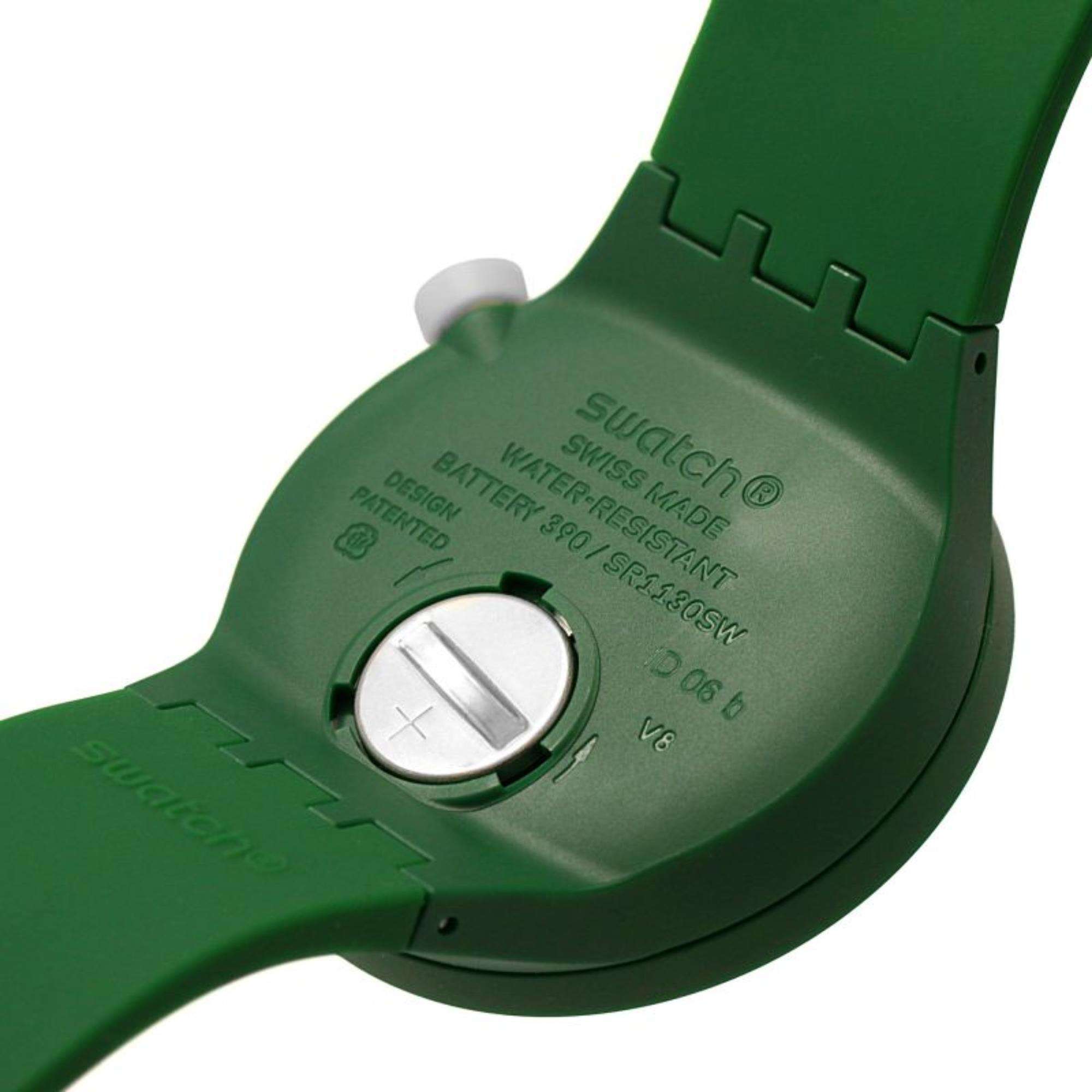 Swatch CAMOFLOWER GREEN Big Bold Bioceramic Watch SB05G104