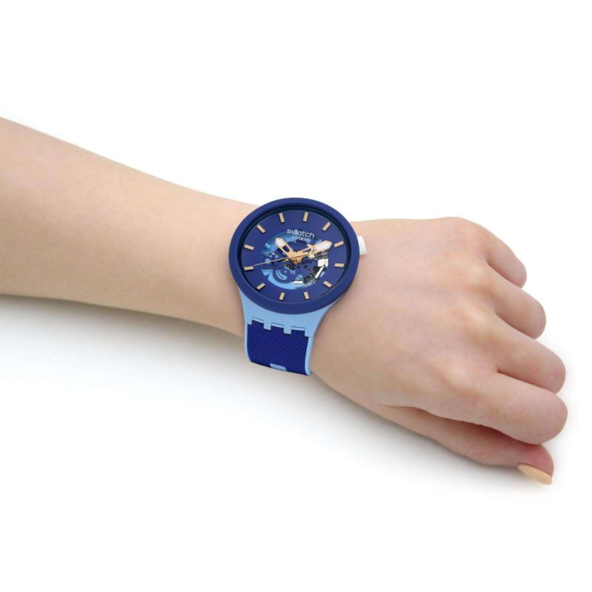 Swatch BOUNCING BLUE Big Bold Watch SB05N105