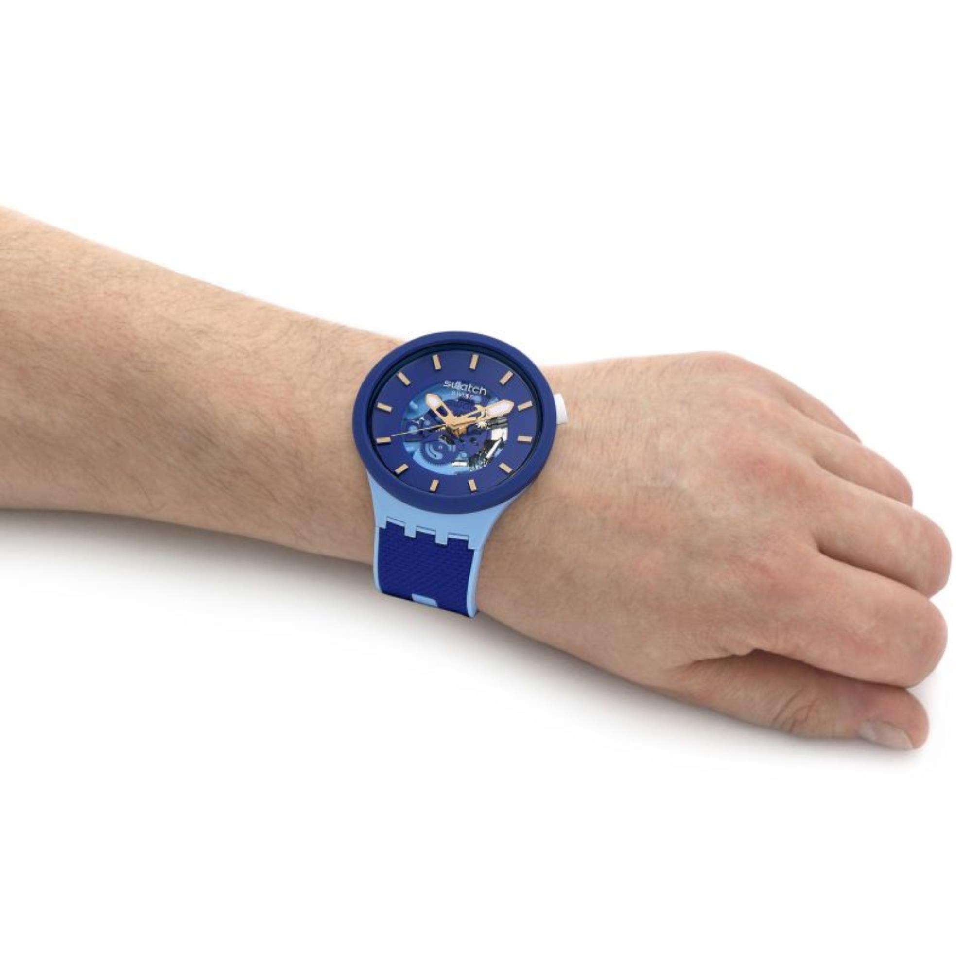 Swatch BOUNCING BLUE Big Bold Watch SB05N105