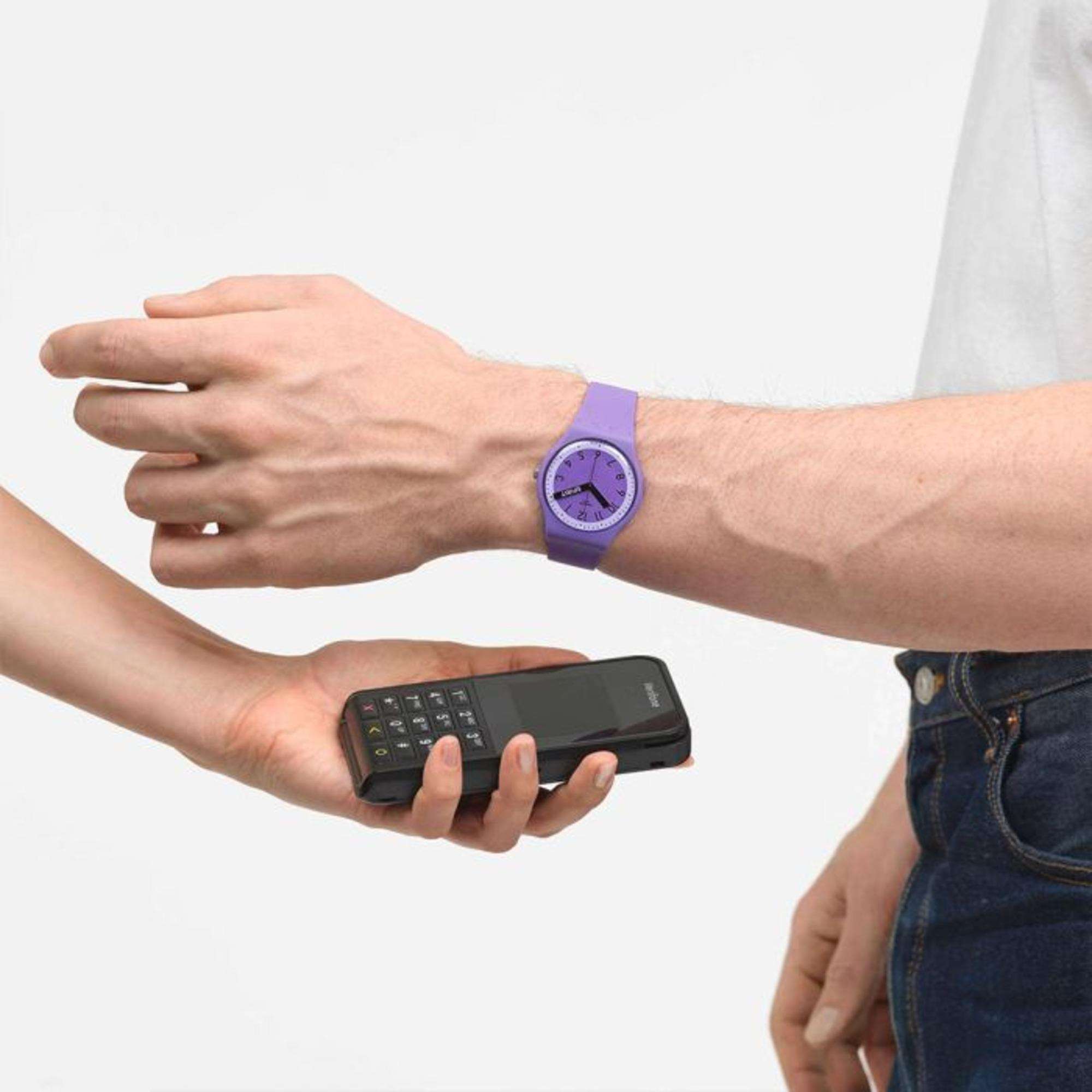 SWATCH PROUDLY VIOLET PAY! SO29V100-5300