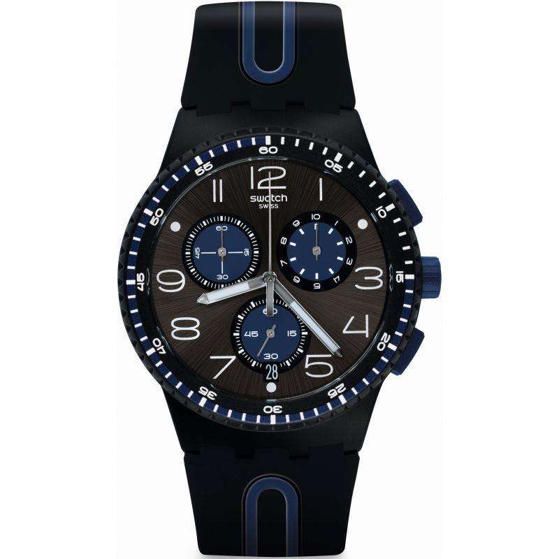 Swatch KAICCO Black Dial Men's Watch SUSB406