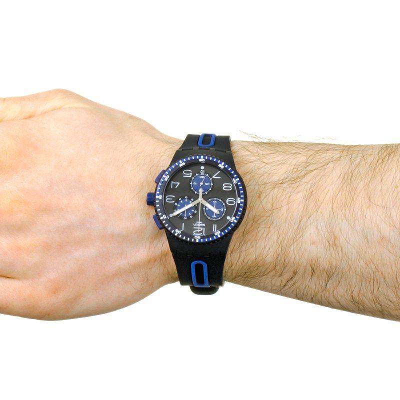 Swatch KAICCO Black Dial Men's Watch SUSB406