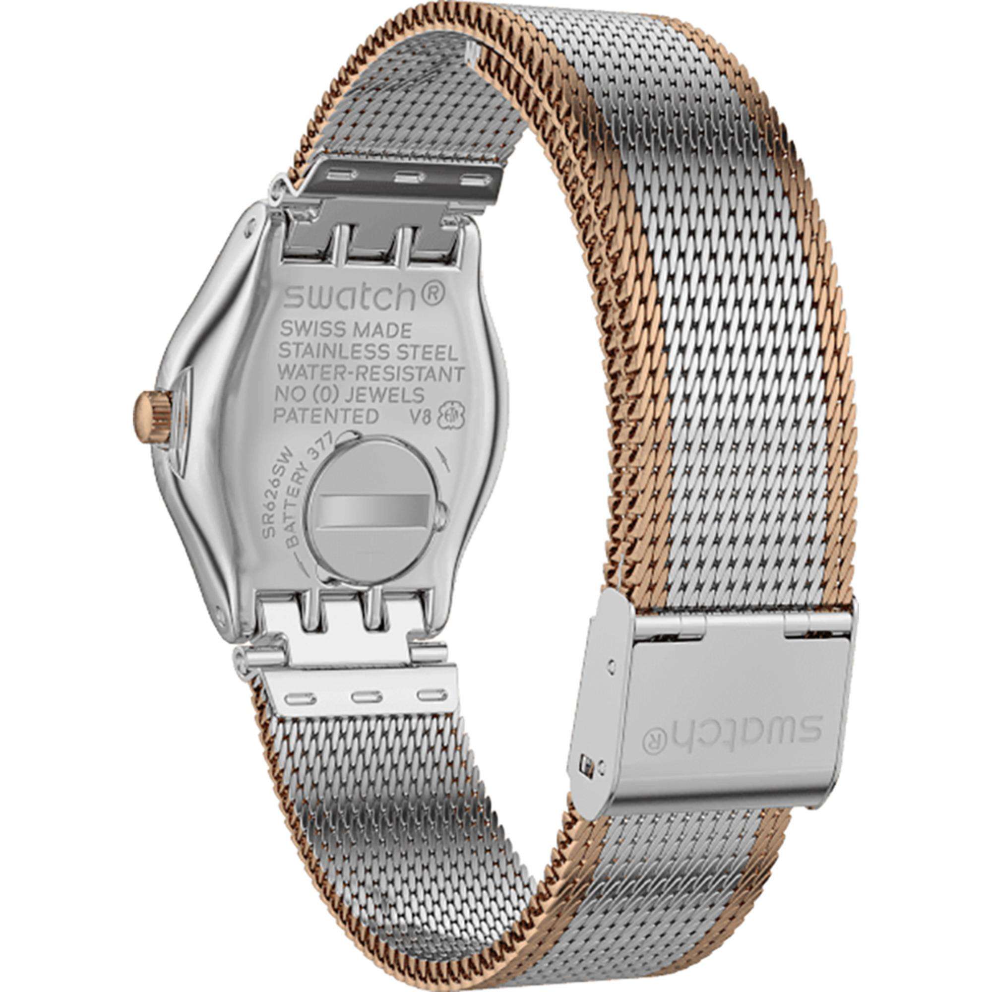 Swatch FULL SILVER JACKET Ladies Watch YSS327M
