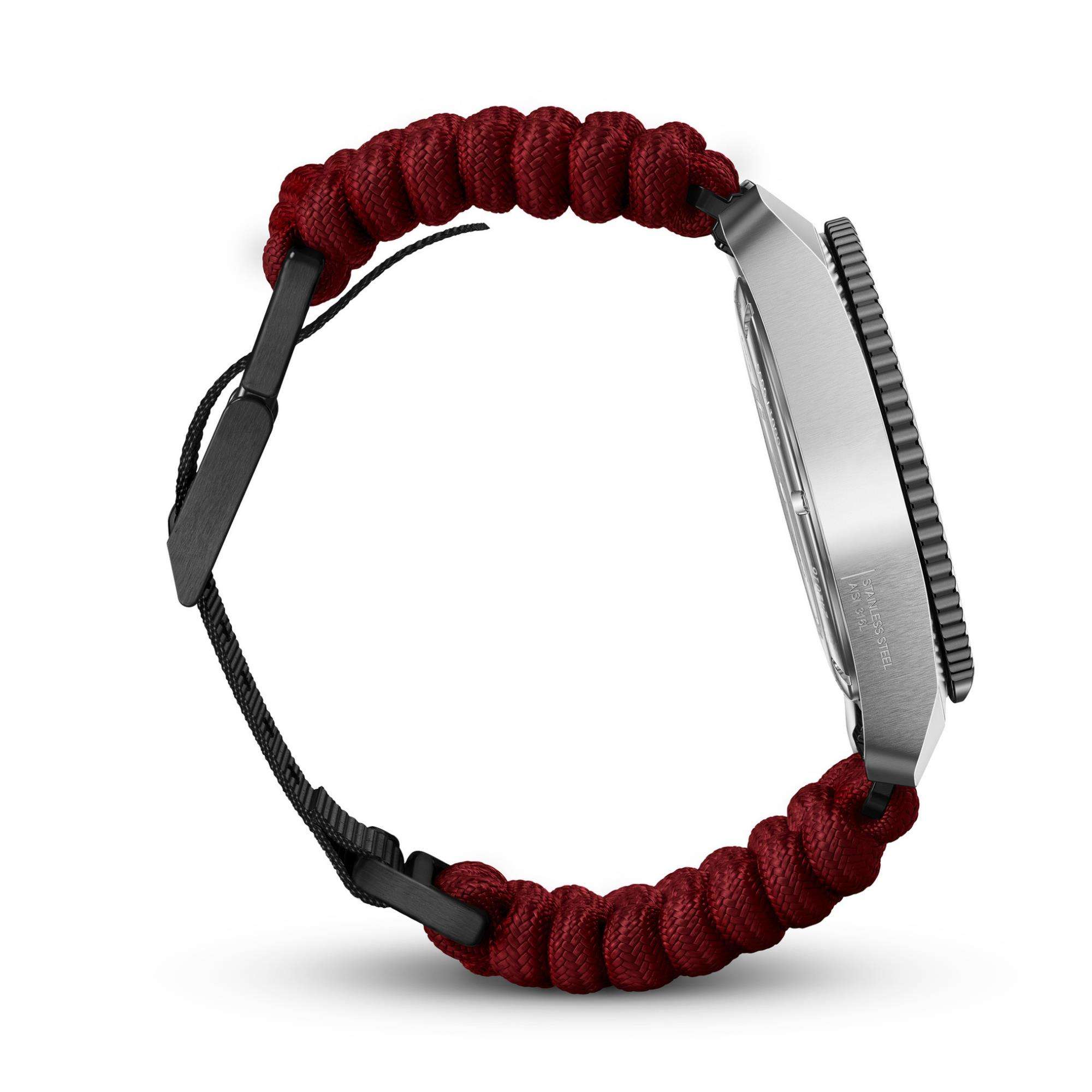 Victorinox Journey 1884 Limited Edition Quartz Black Dial Red Paracord Strap Men's Watch 242016.1