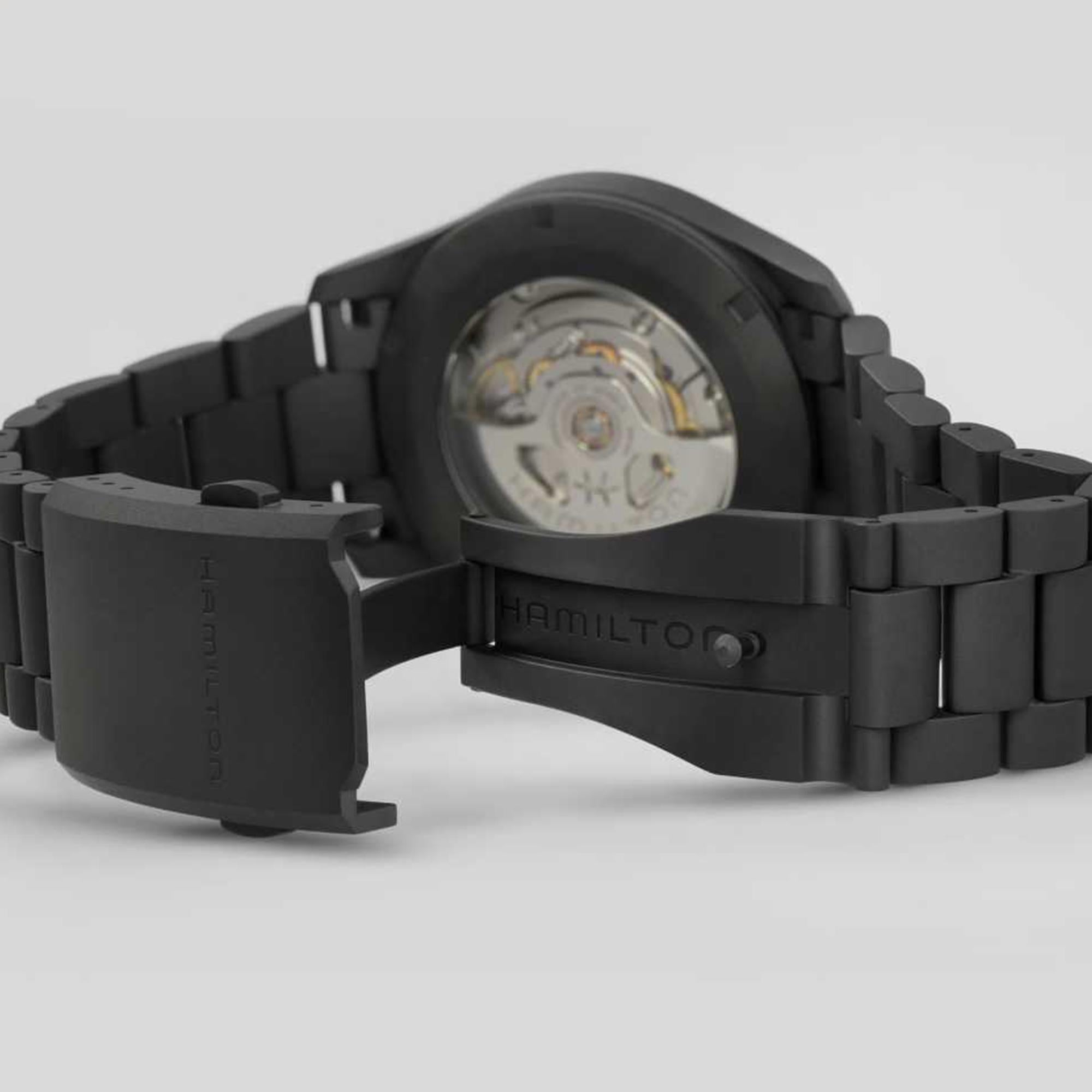 Hamilton Khaki Field Titanium Automatic Black Dial Men's Watch H70215130