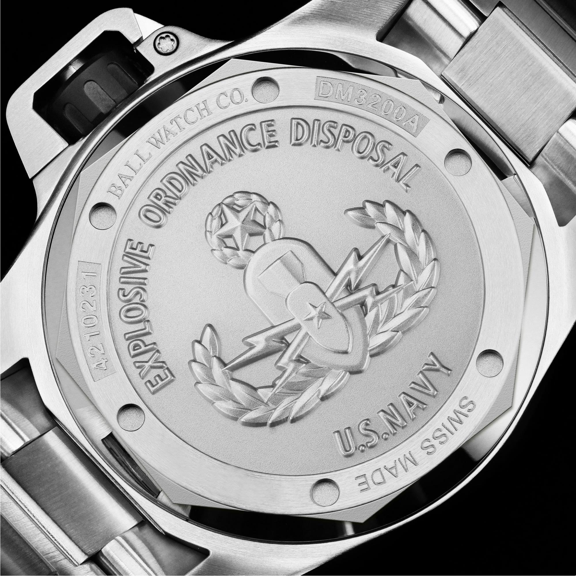 Ball Engineer Hydrocarbon EOD Limited Edition Automatic Black Dial Titanium/Stainless Steel Bracelet Men's Watch DM3200A-S1C-BK