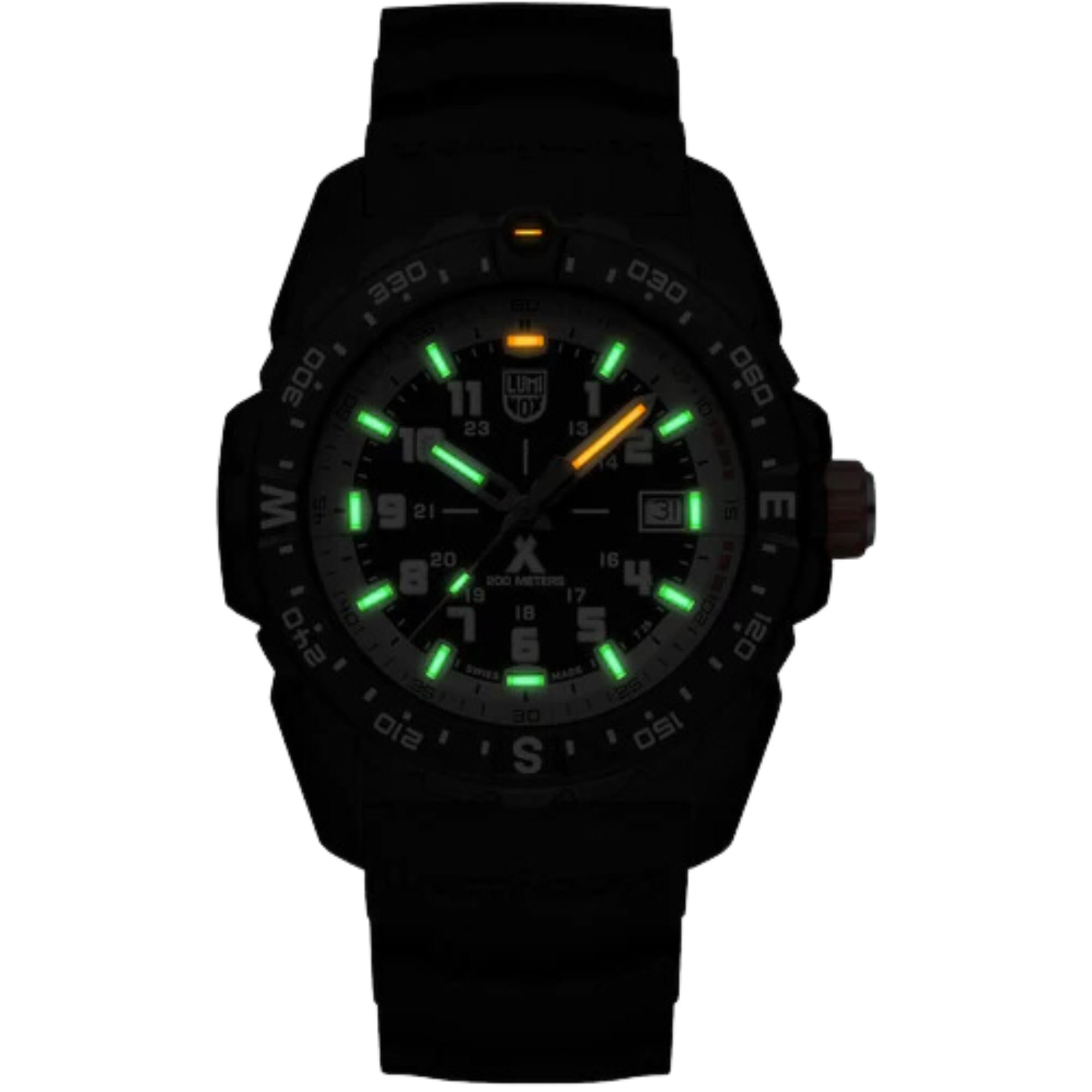Luminox Bear Grylls Survival Quartz Black Dial Black Silicone Strap Men's Watch XB.3731