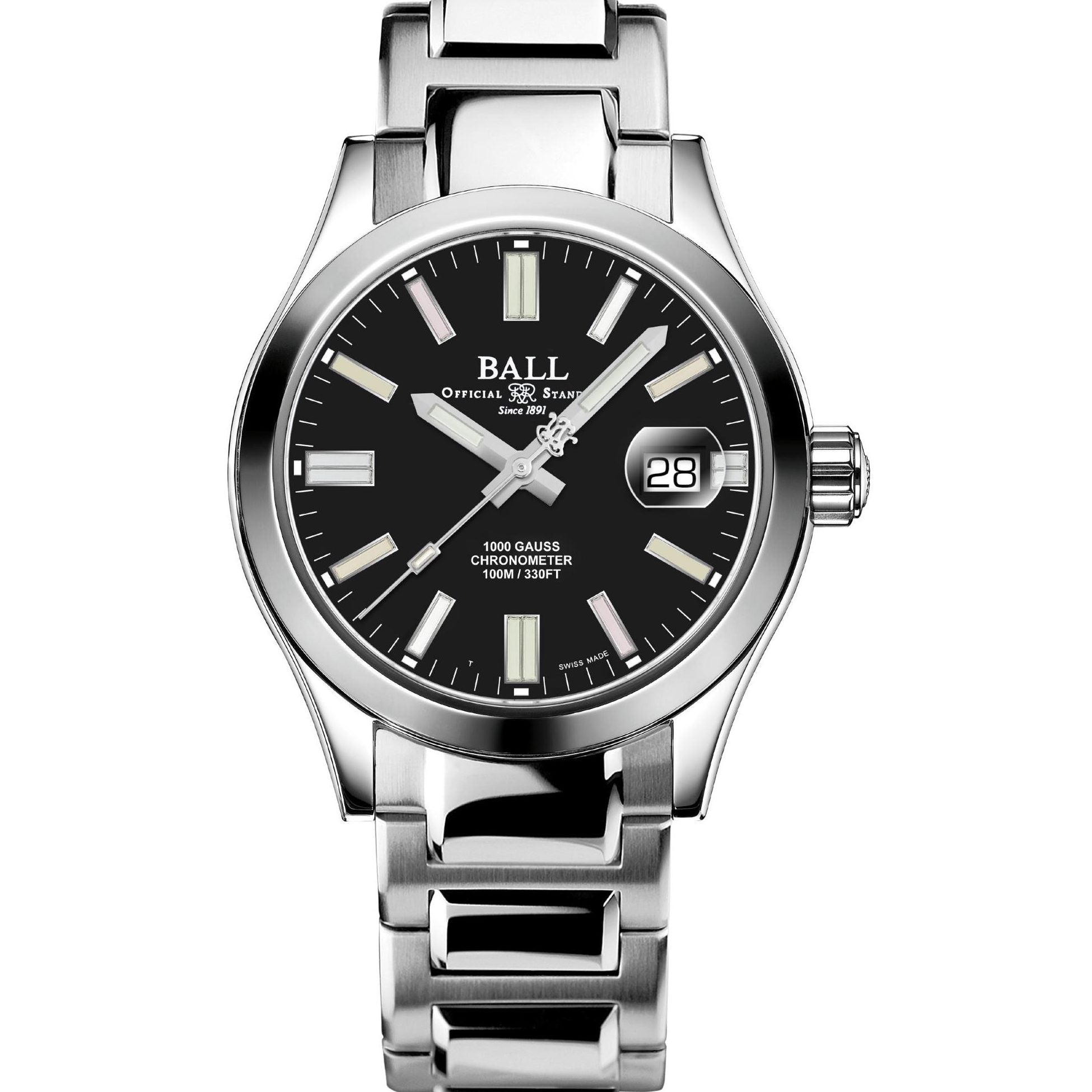 Ball Engineer III Legend II Limited Edition Automatic Black Dial Stainless Steel Mens Watch NM9016C-S5C-BK1