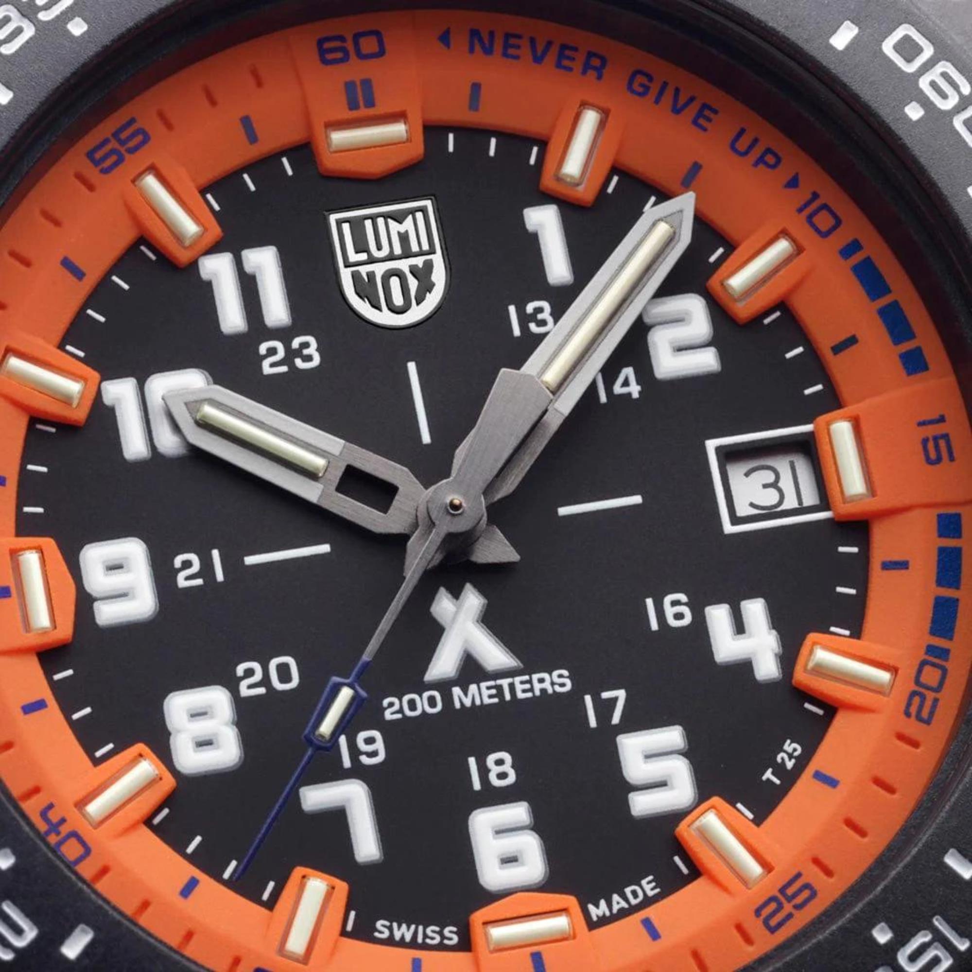 Luminox Bear Grylls Survival Quartz Black Dial Black Silicone Strap Men's Watch XB.3739