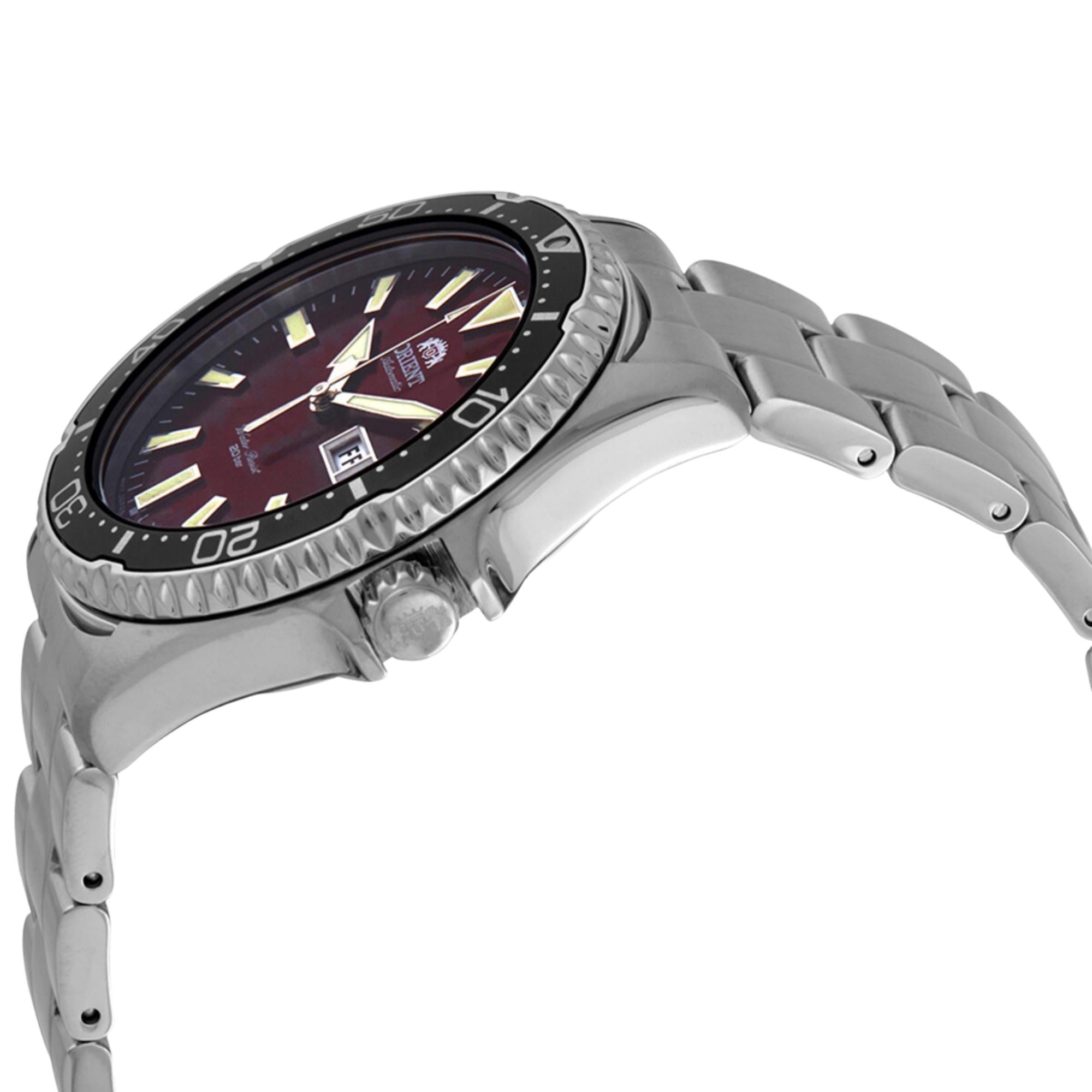Orient Kamasu Mako III Automatic Red Dial Stainless Steel Bracelet Men’s Watch Dive RA-AA0003R39B