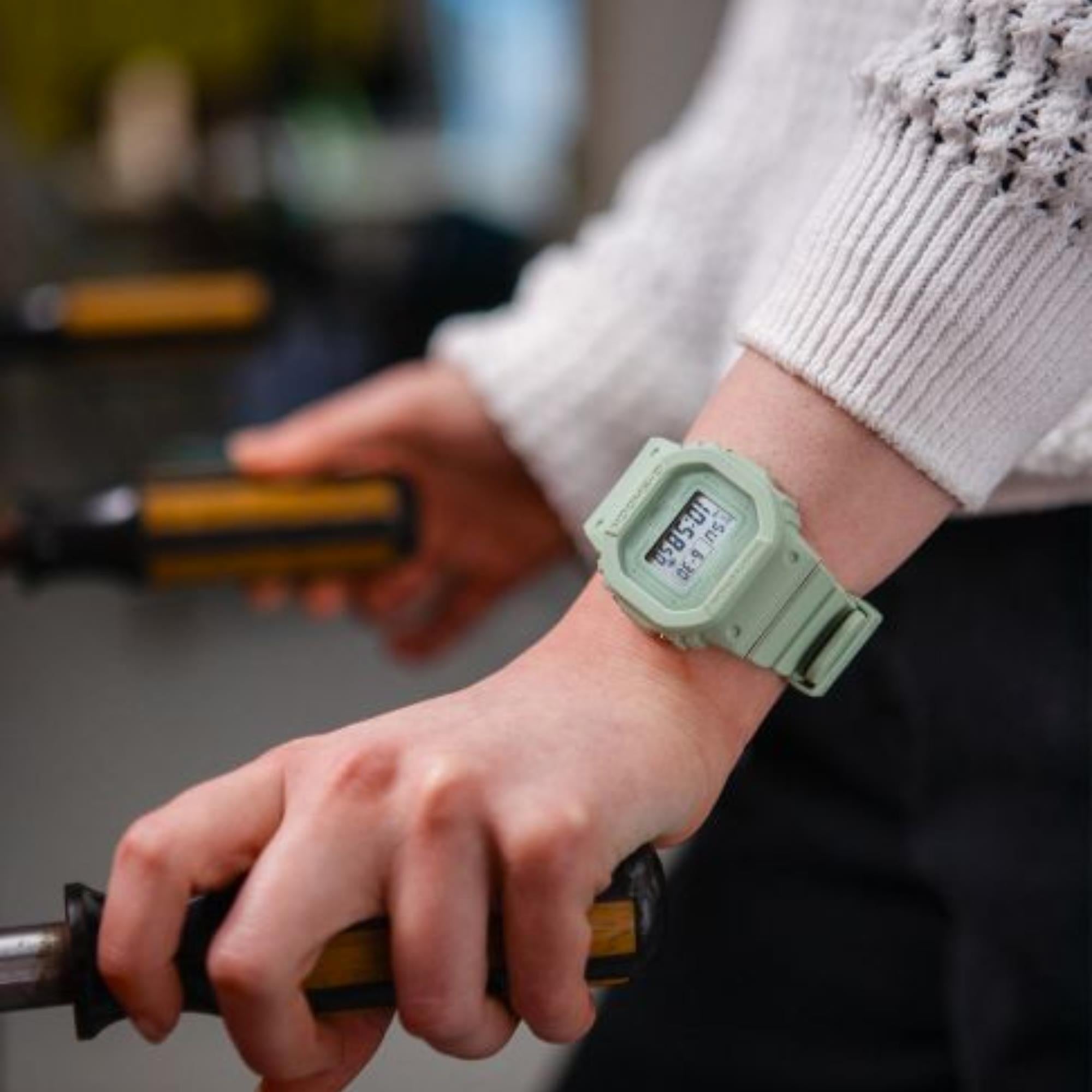 Casio G-Shock Quartz Green Dial Green Resin Strap GMD-S5600BA-3ER