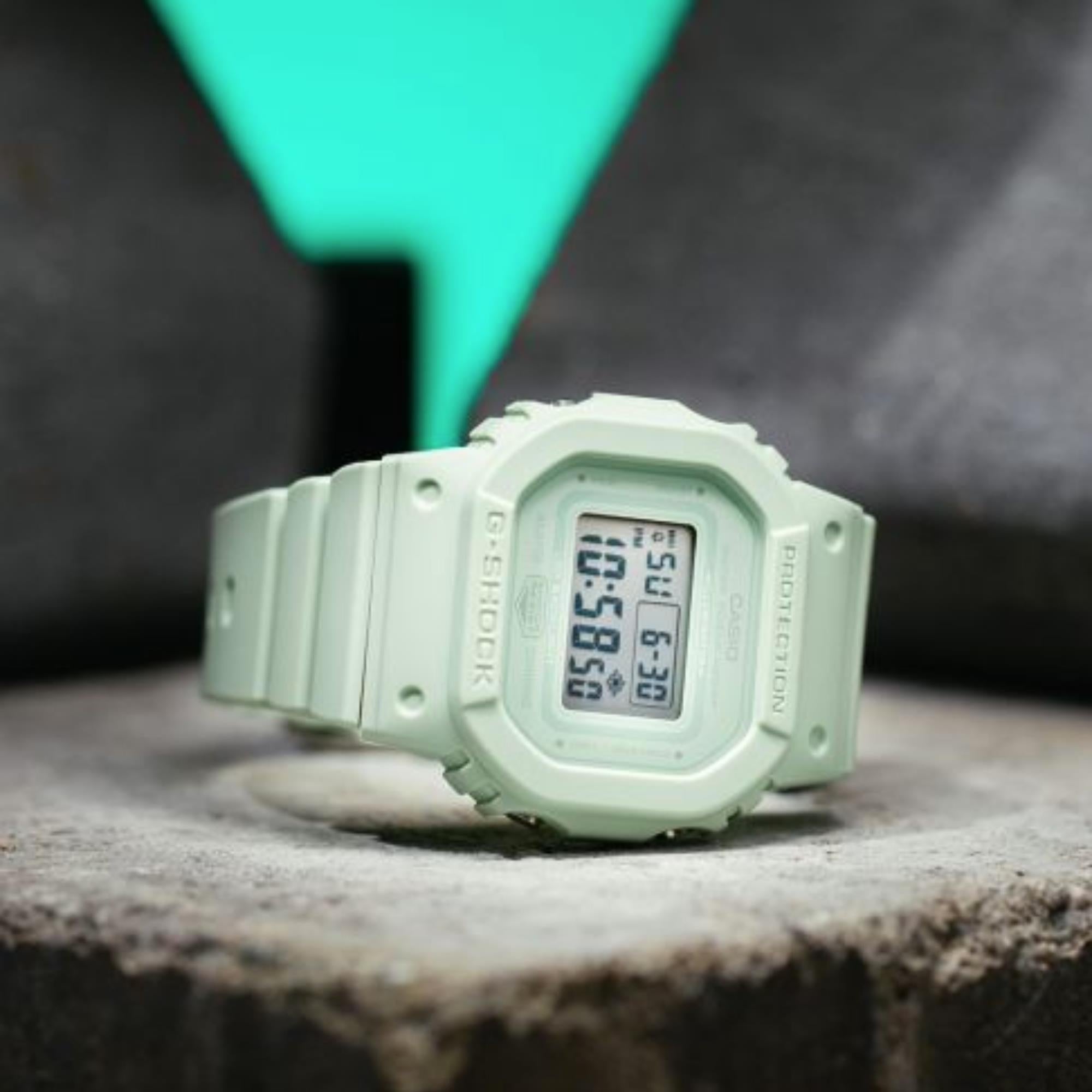 Casio G-Shock Quartz Green Dial Green Resin Strap GMD-S5600BA-3ER