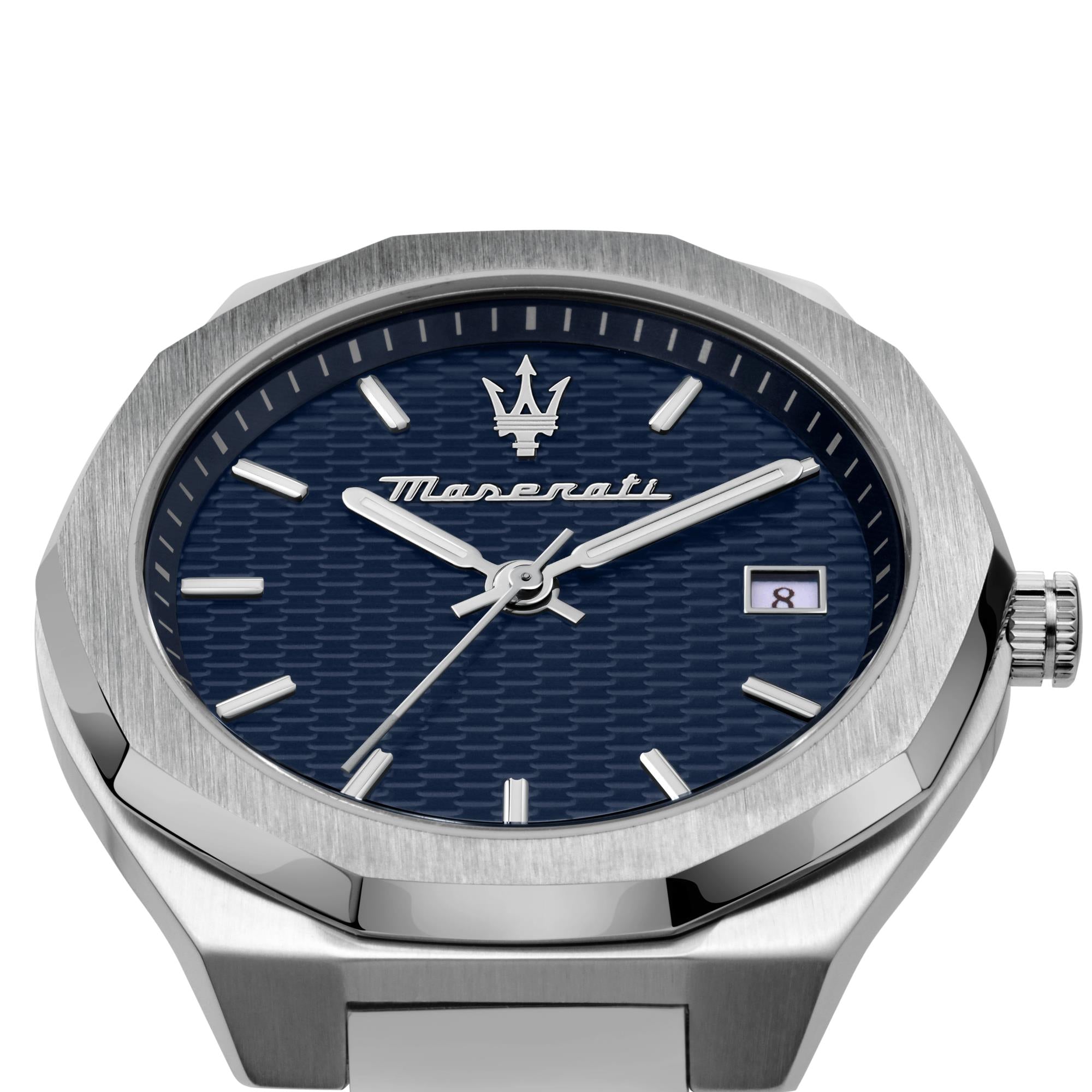 Maserati Stile Quartz Blue Dial Steel Bracelet Men's Watch R8853142006