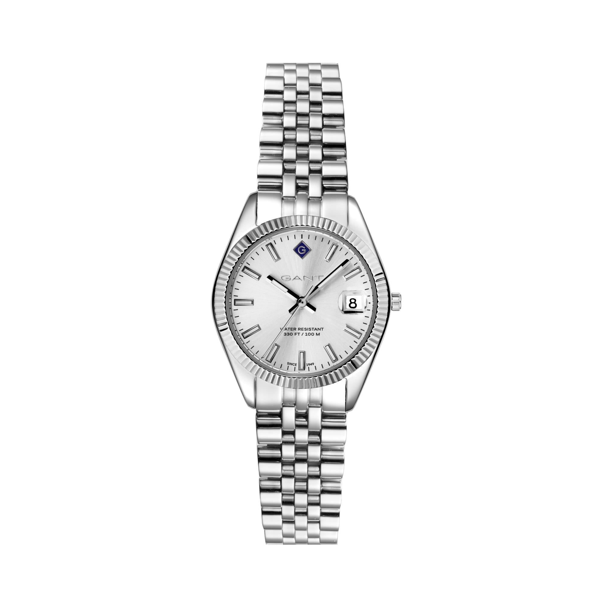 Gant Sussex Mini Quartz Silver Dial Steel Bracelet Ladies Watch G181001