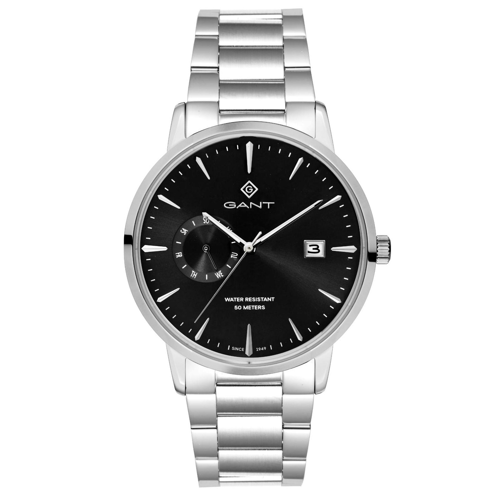 Gant East Hill Quartz Black Dial Steel Bracelet Men's Watch G165015