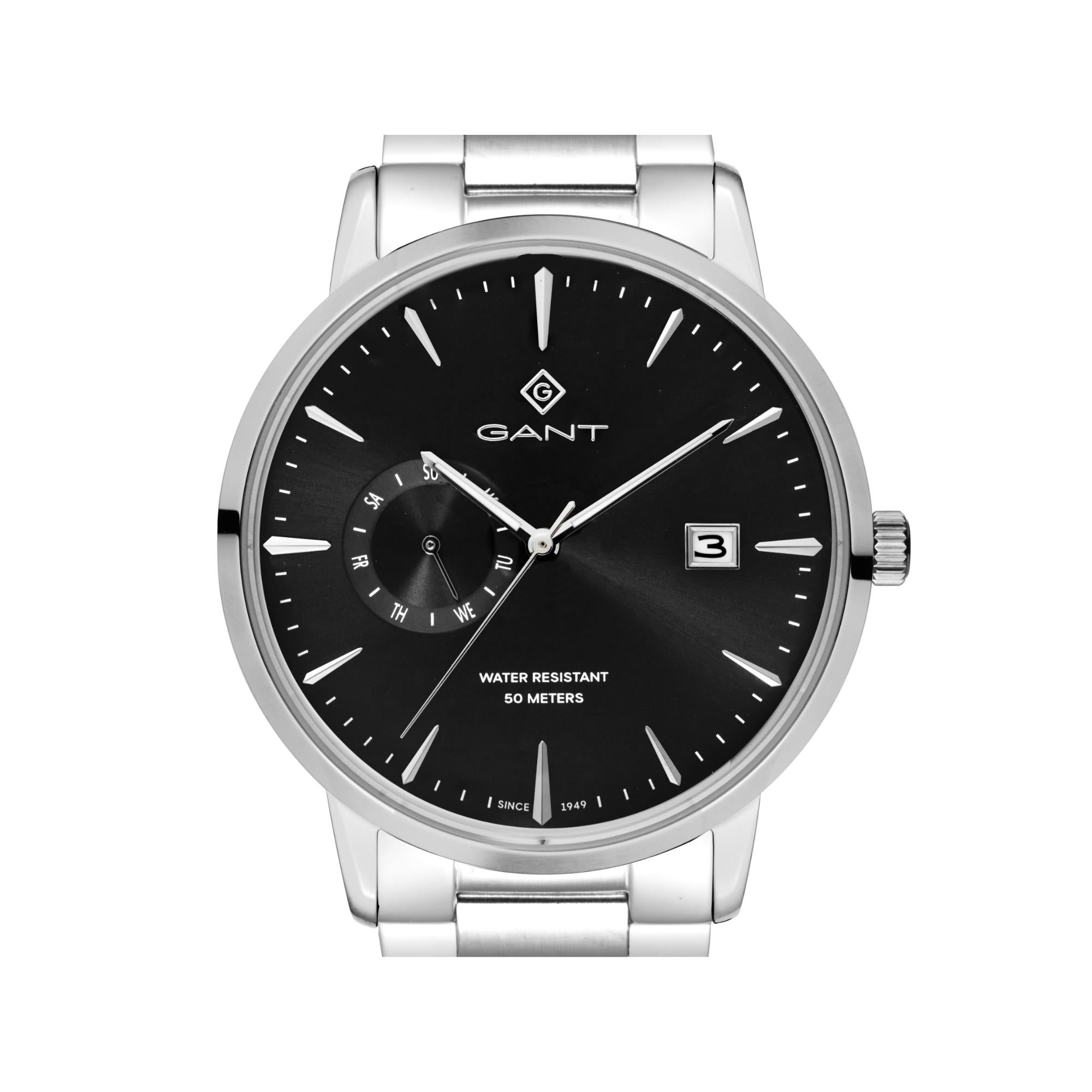 Gant East Hill Quartz Black Dial Steel Bracelet Men's Watch G165015