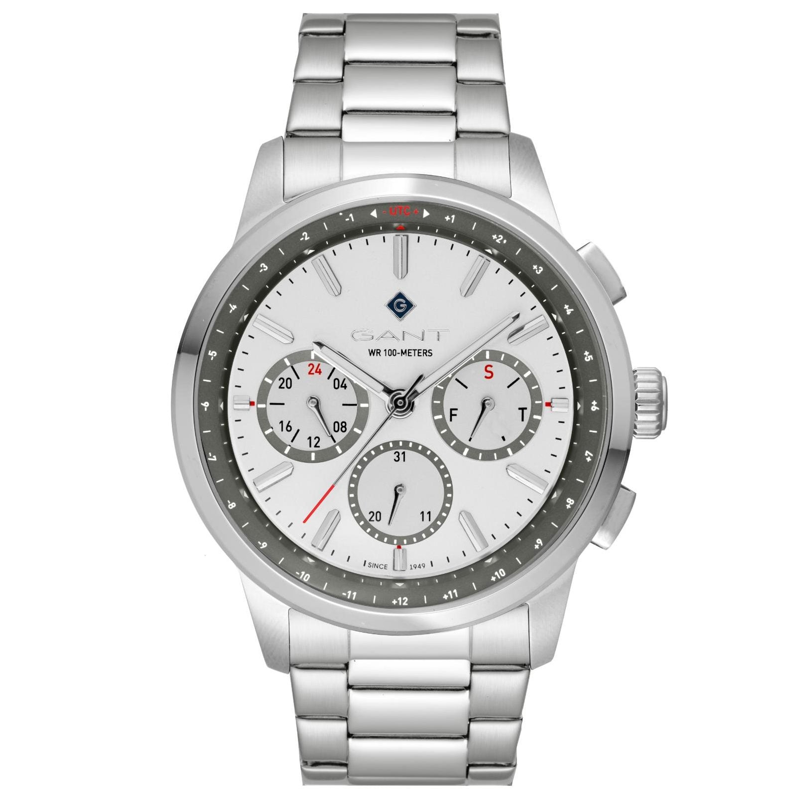Gant Middletown Quartz Grey Chronograph Dial Steel Bracelet Men's Watch G154022