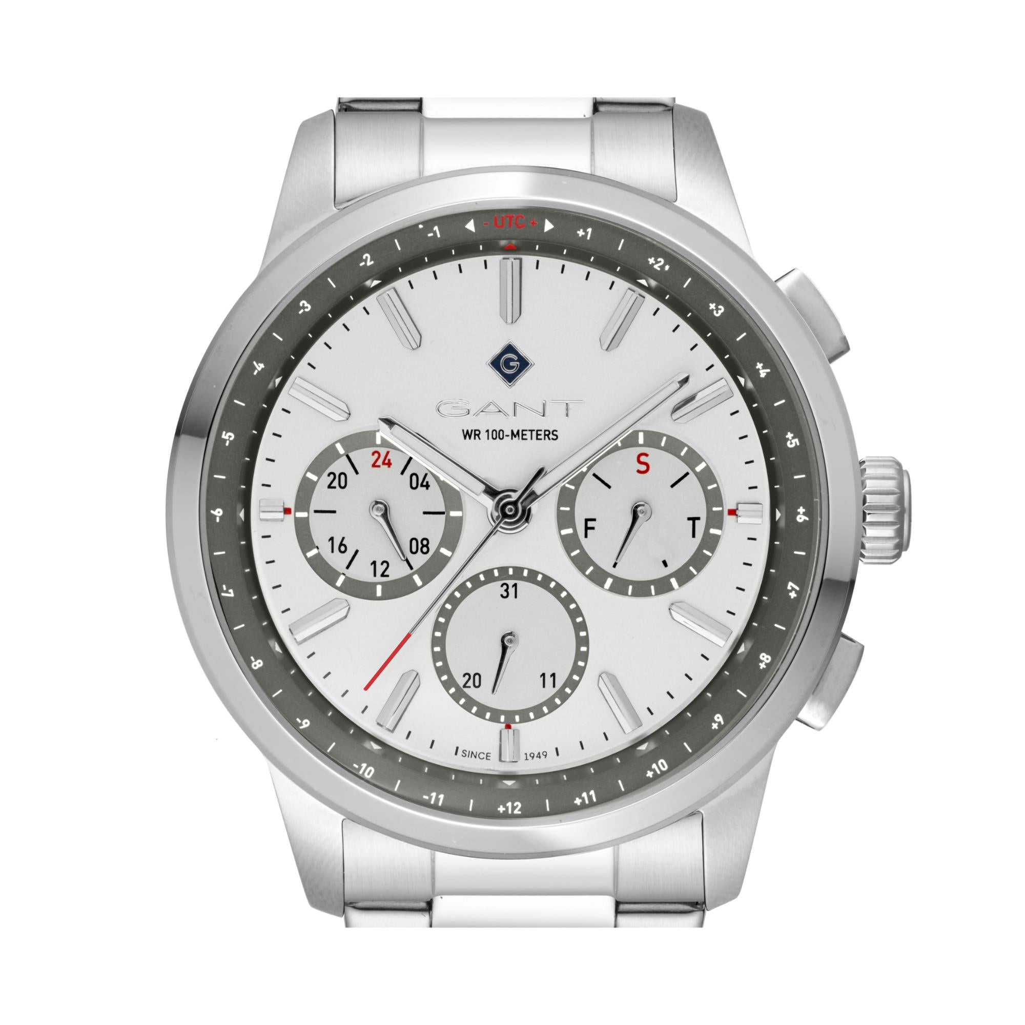 Gant Middletown Quartz Grey Chronograph Dial Steel Bracelet Men's Watch G154022