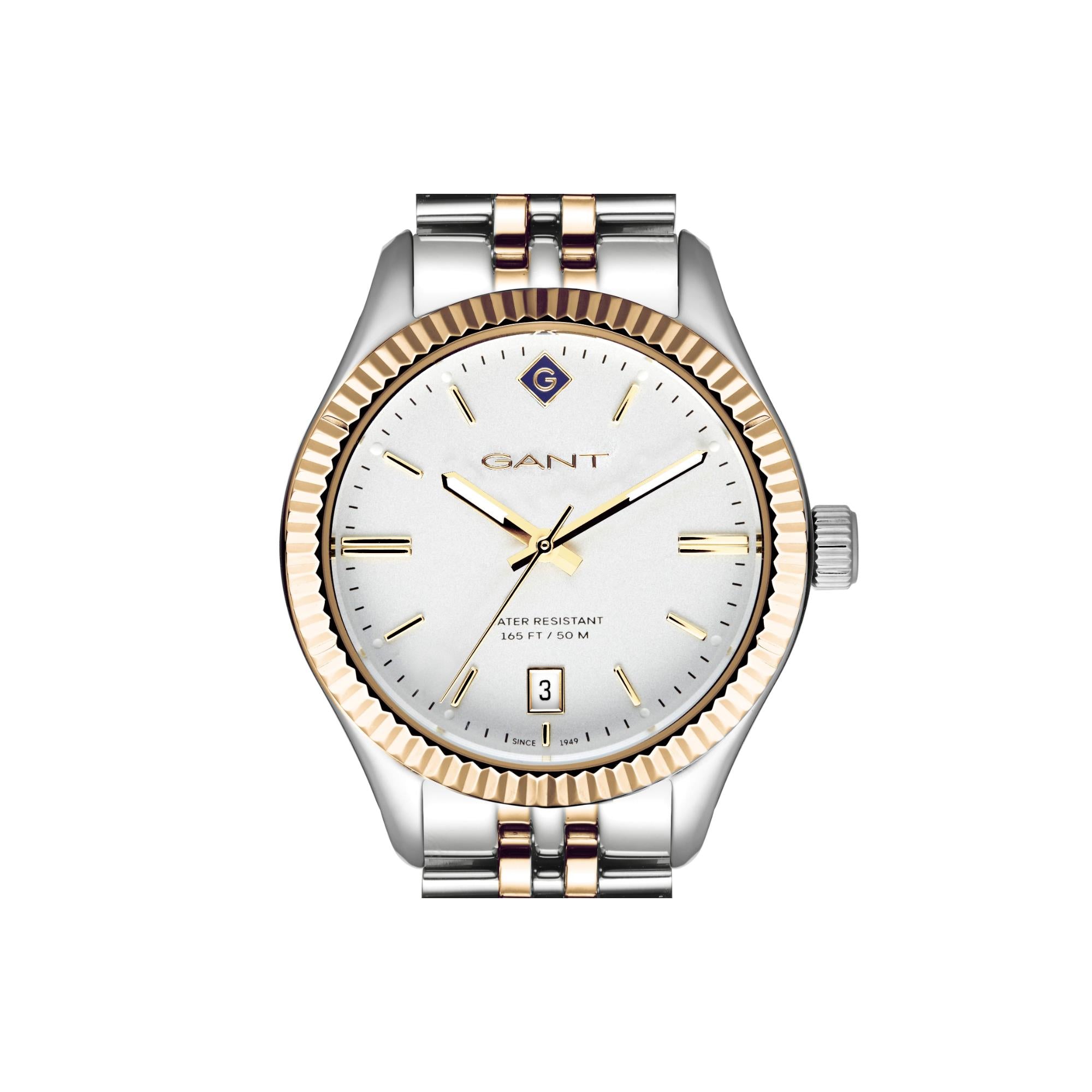 Gant Sussex Quartz Silver Dial Two-Tone Steel Bracelet Ladies Watch G136009