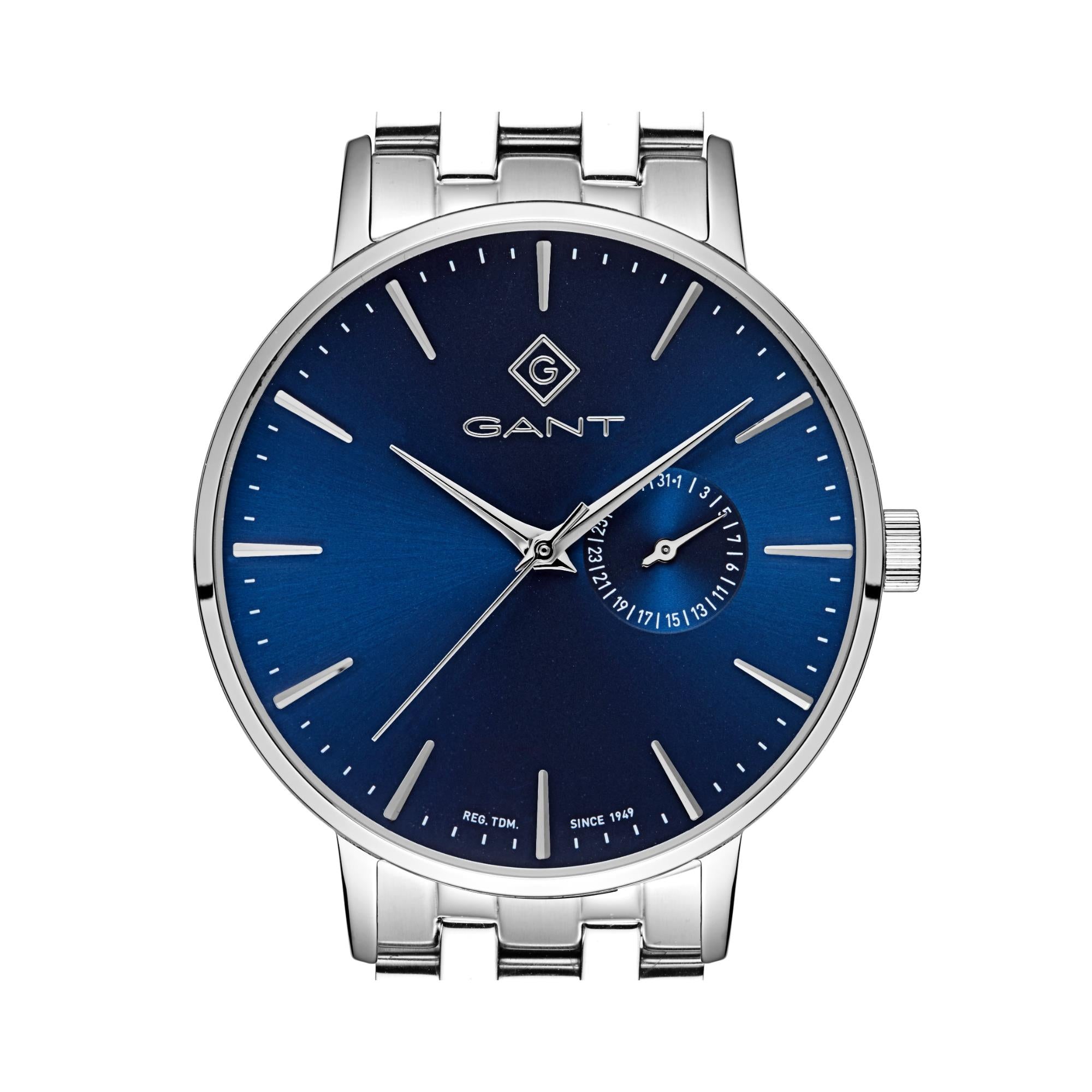 Gant Park Hill III Quartz Blue Dial Stainless Steel Bracelet Men?s Watch G105004
