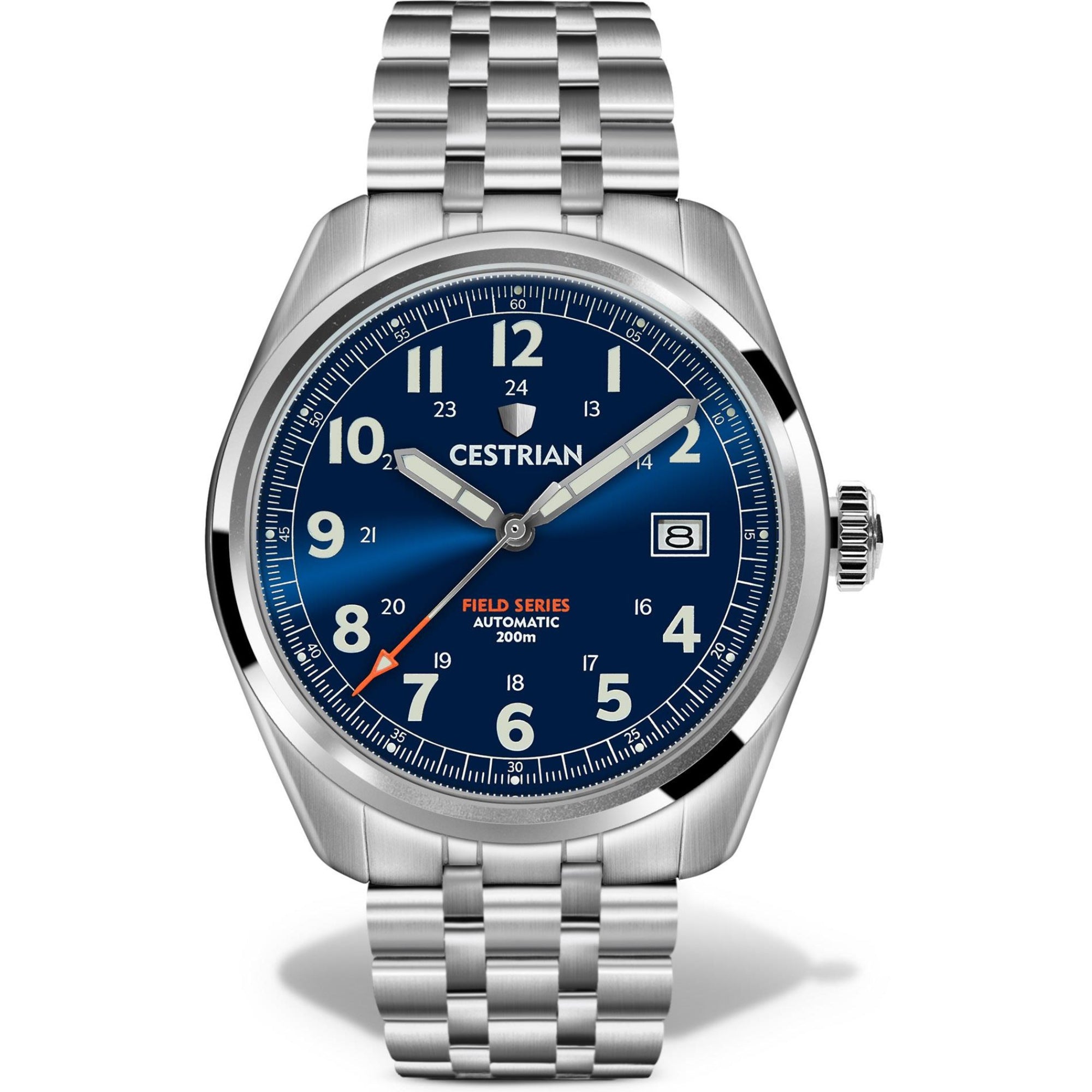 Cestrian Field Series Automatic Blue Dial Stainless Steel Men's Watch CF221B0660