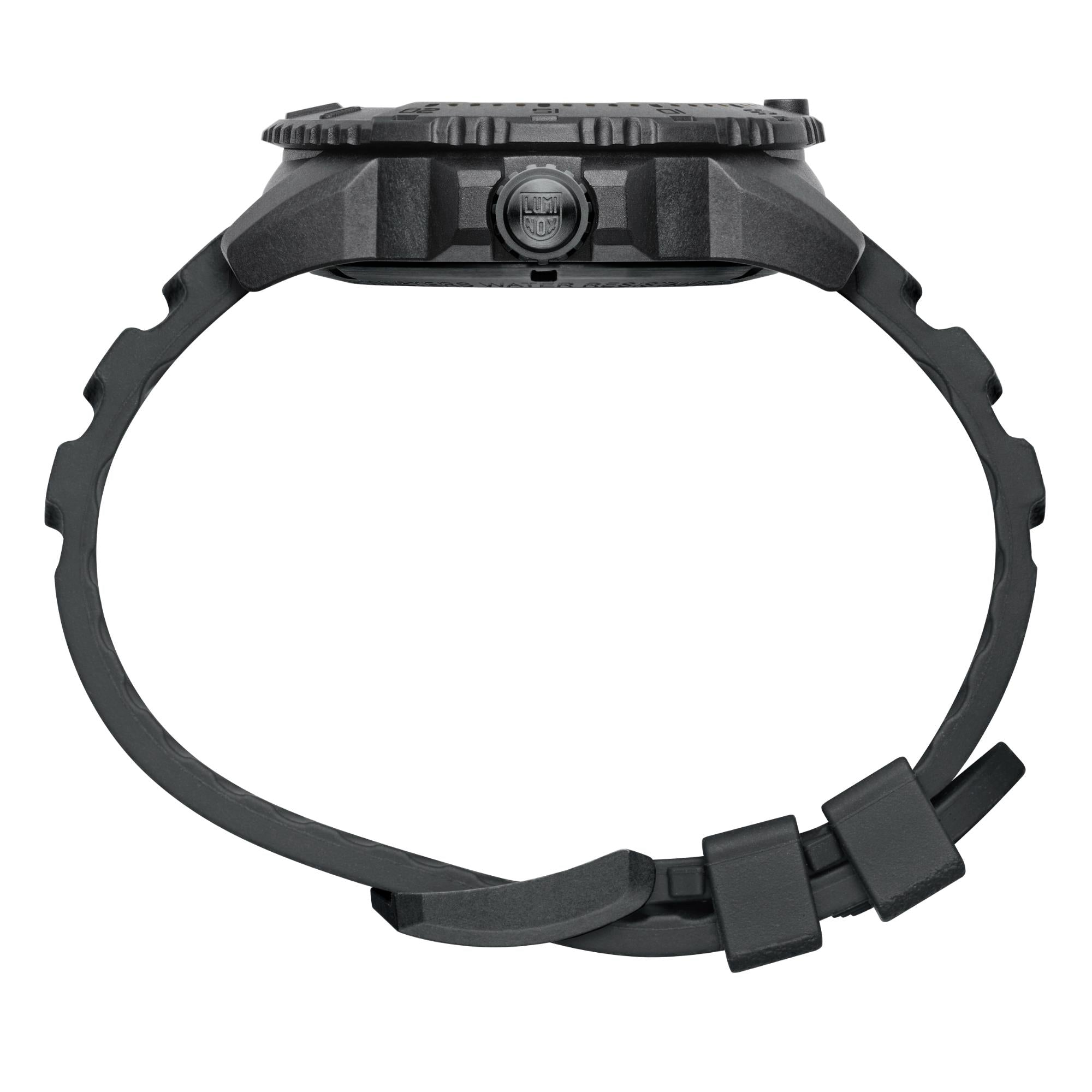 Luminox Navy Seal Foundation BlackOut Black Dial Rubber Strap Men's Watch XS.3601.BO.NSF
